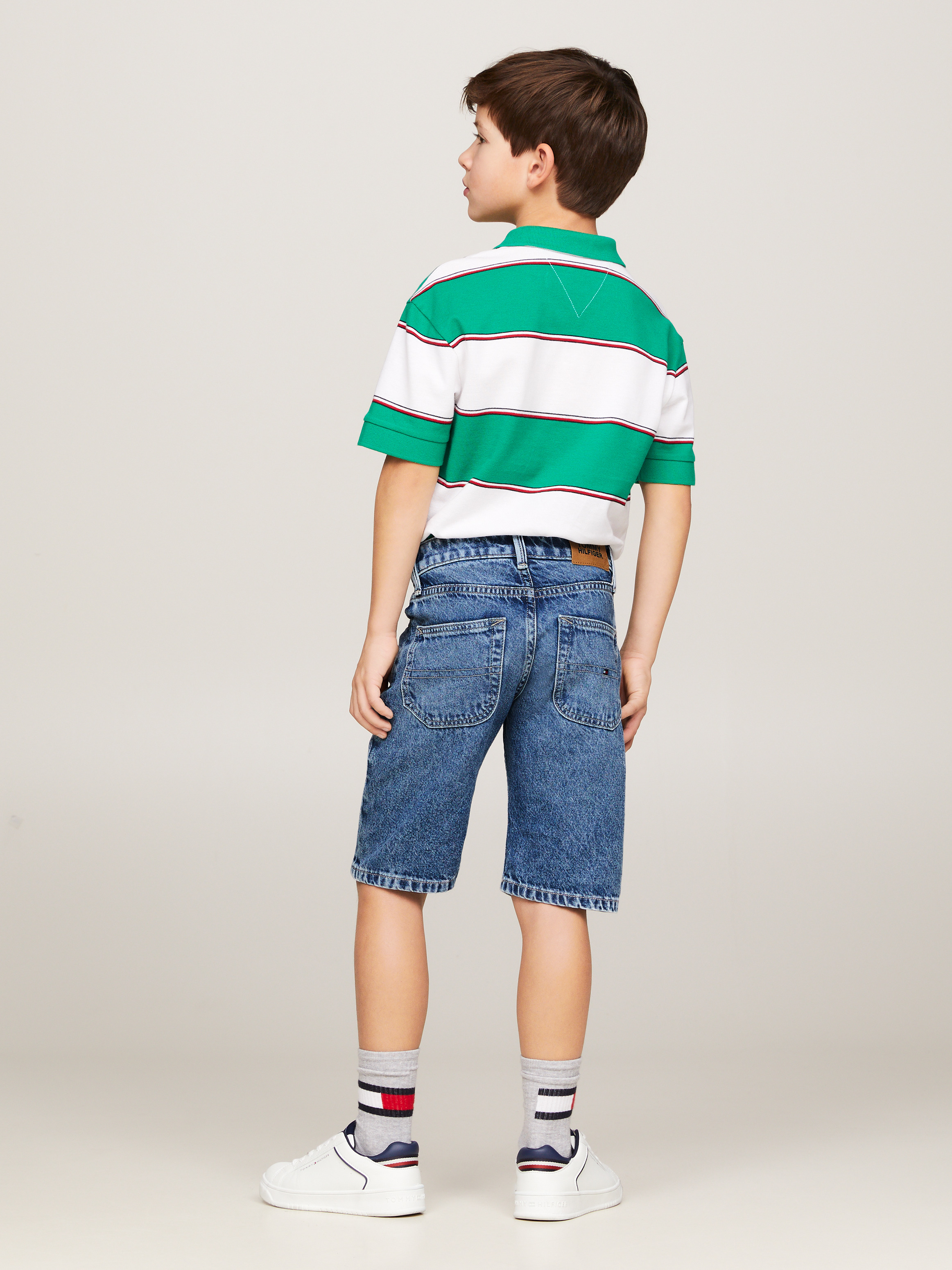 Boys 8-16 Modern Straight Denim Shorts | Shorts | Tommy Kids