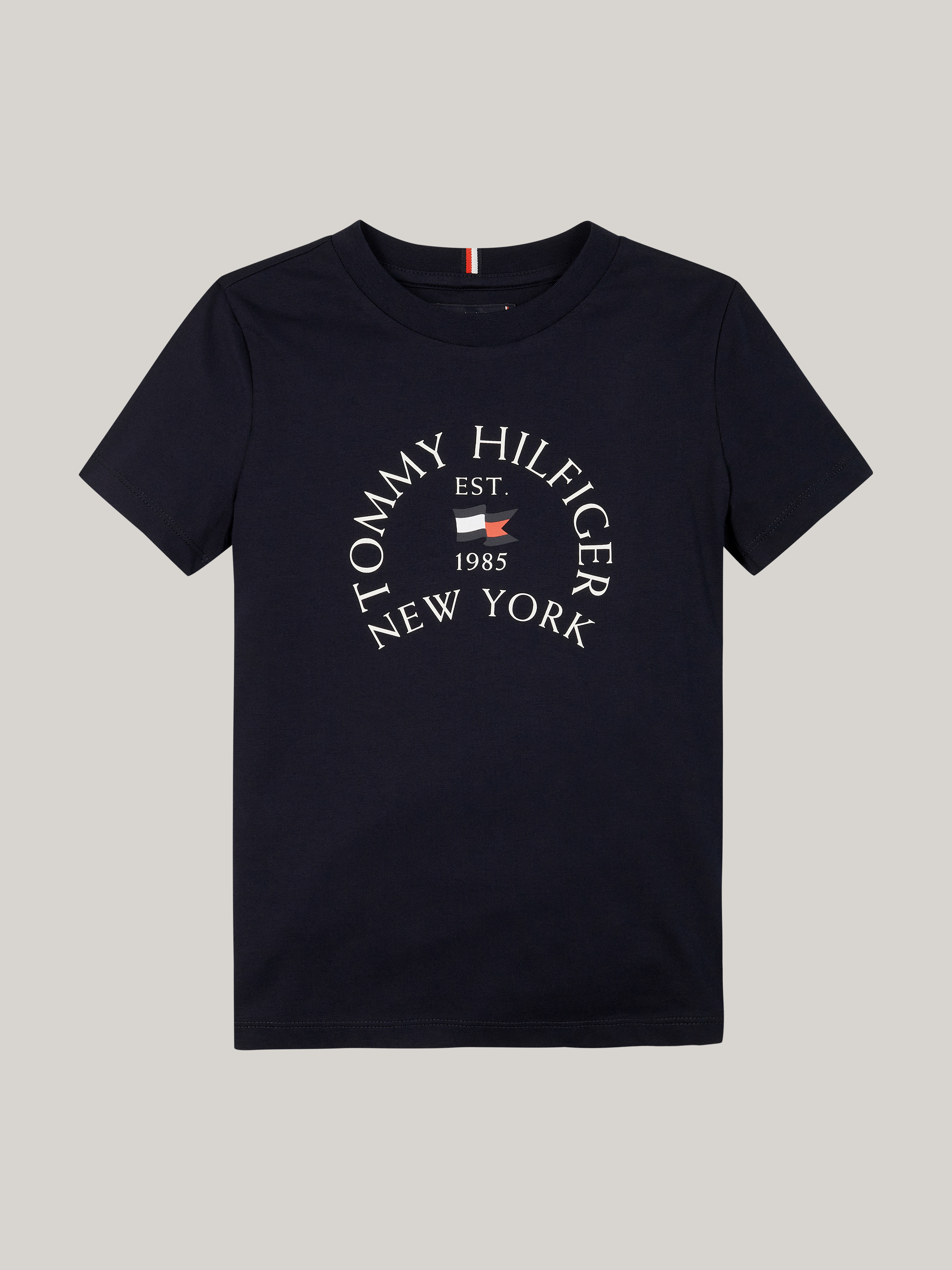 Boys 3-7 Logo Print Crew Neck T-Shirt | T-Shirts | Tommy Kids