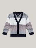 Boys 3-7 Global Stripe Cardigan