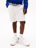 Boys 8-16 Belted Woven Shorts
