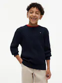 Boys 8-16 Cotton Cable Sweater