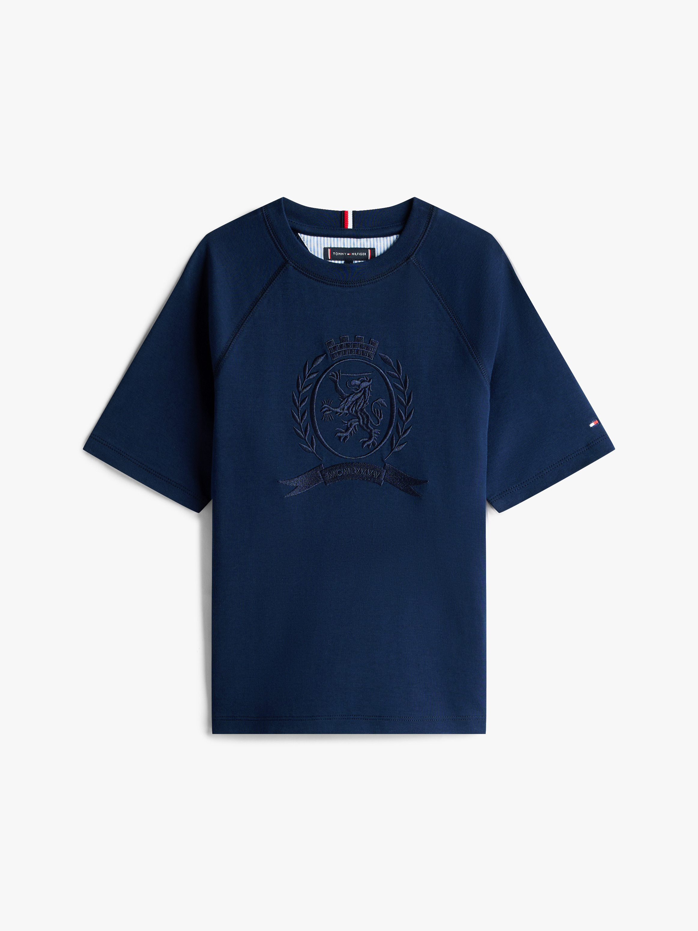 Boys 3-7 Tonal TH Crest Crew Neck T-Shirt