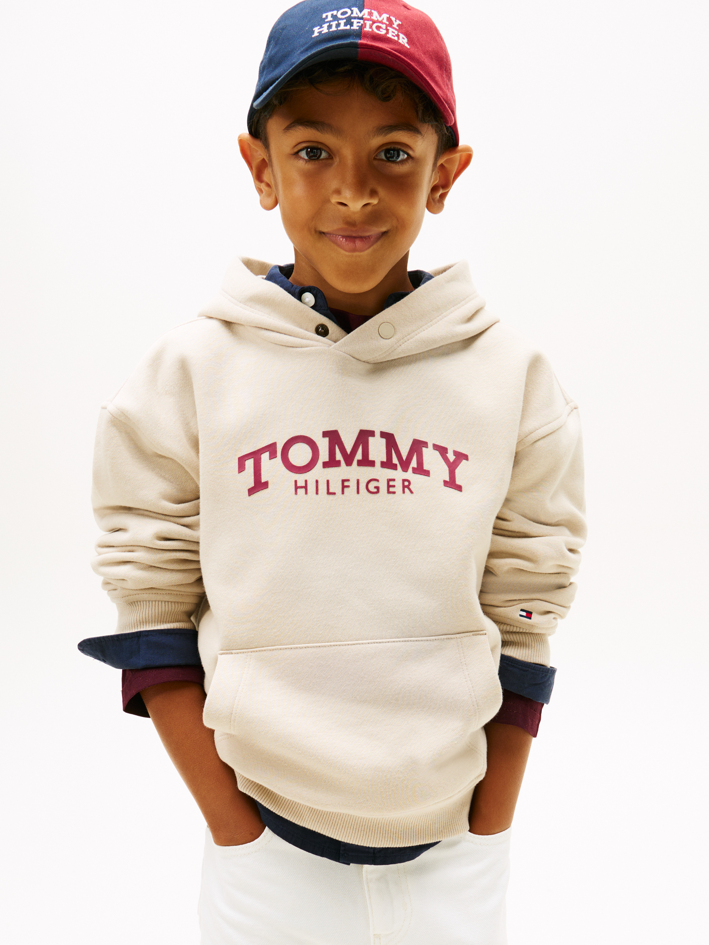 Boys 8-16 Logo Print Fleece Hoody
