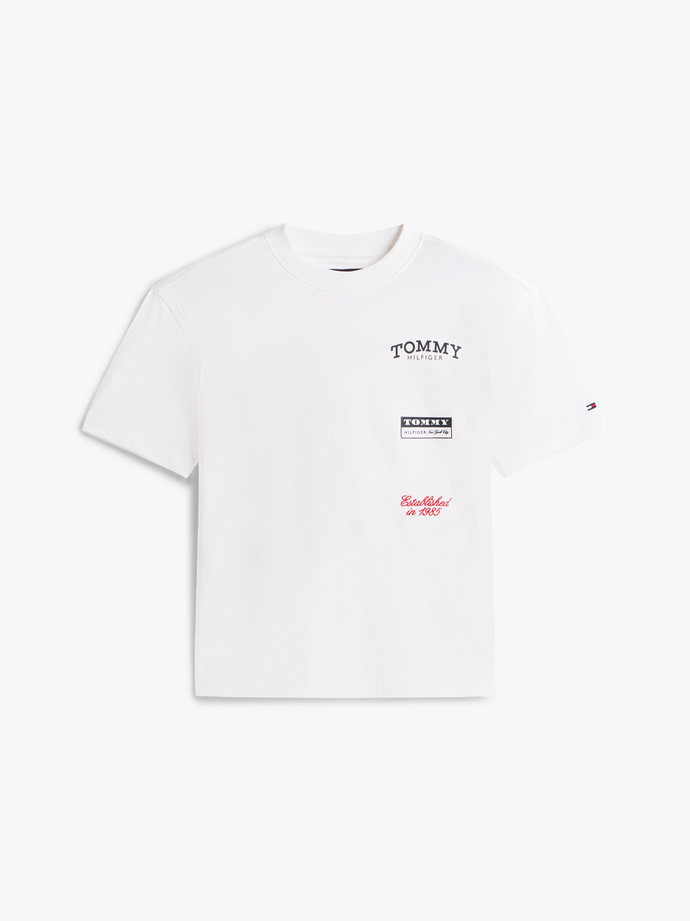 Boys 3-7 Back Multi Logo Print Jersey T-Shirt