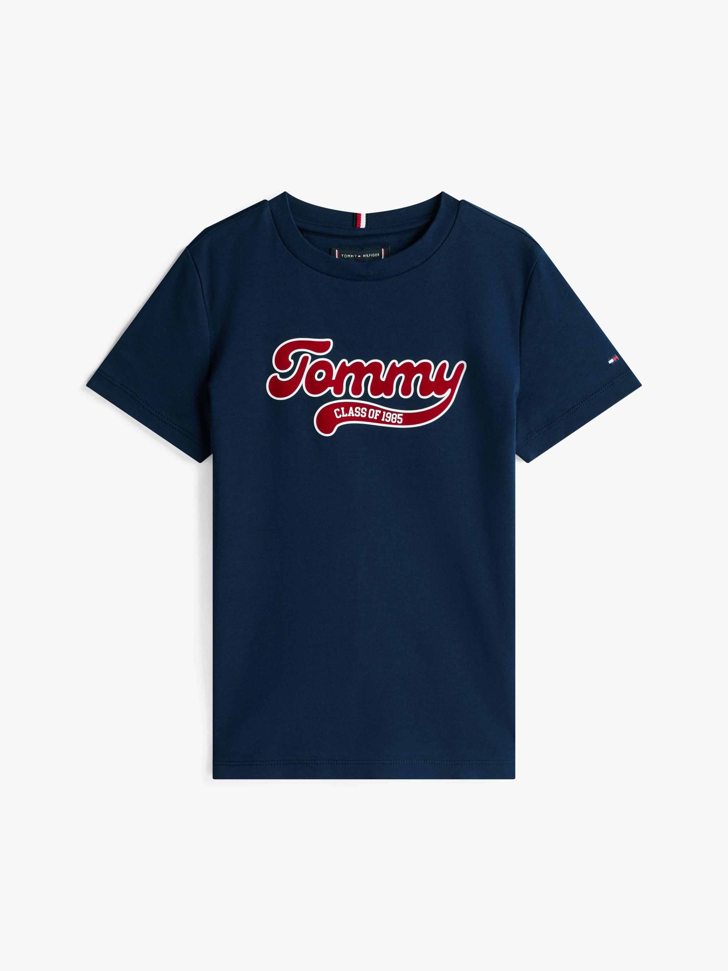 Boys 3-7 Varsity Interlock Knit Logo T-Shirt | T-Shirts | Tommy Kids