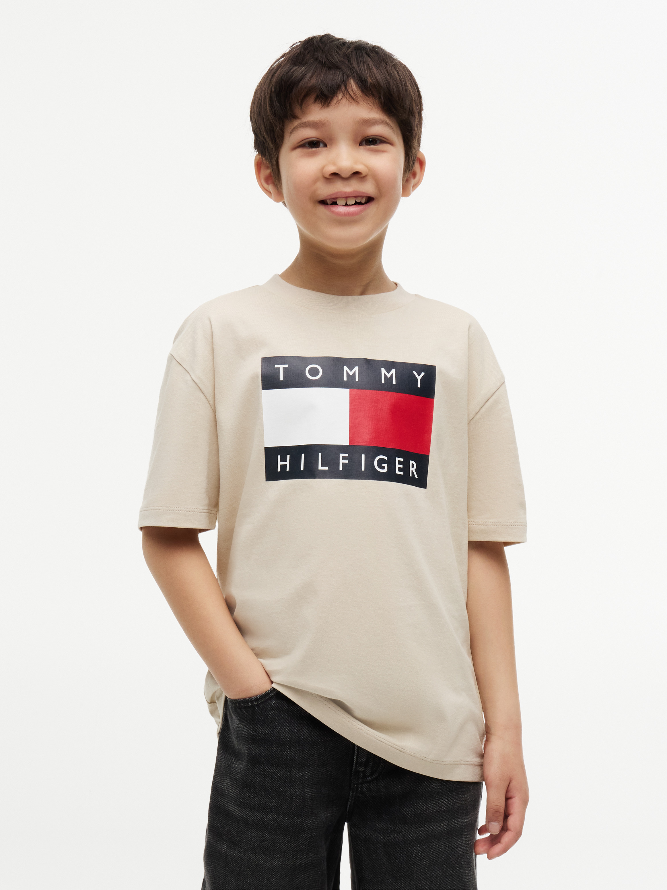 Boys 8-16 Heritage Flag Print Jersey T-Shirt