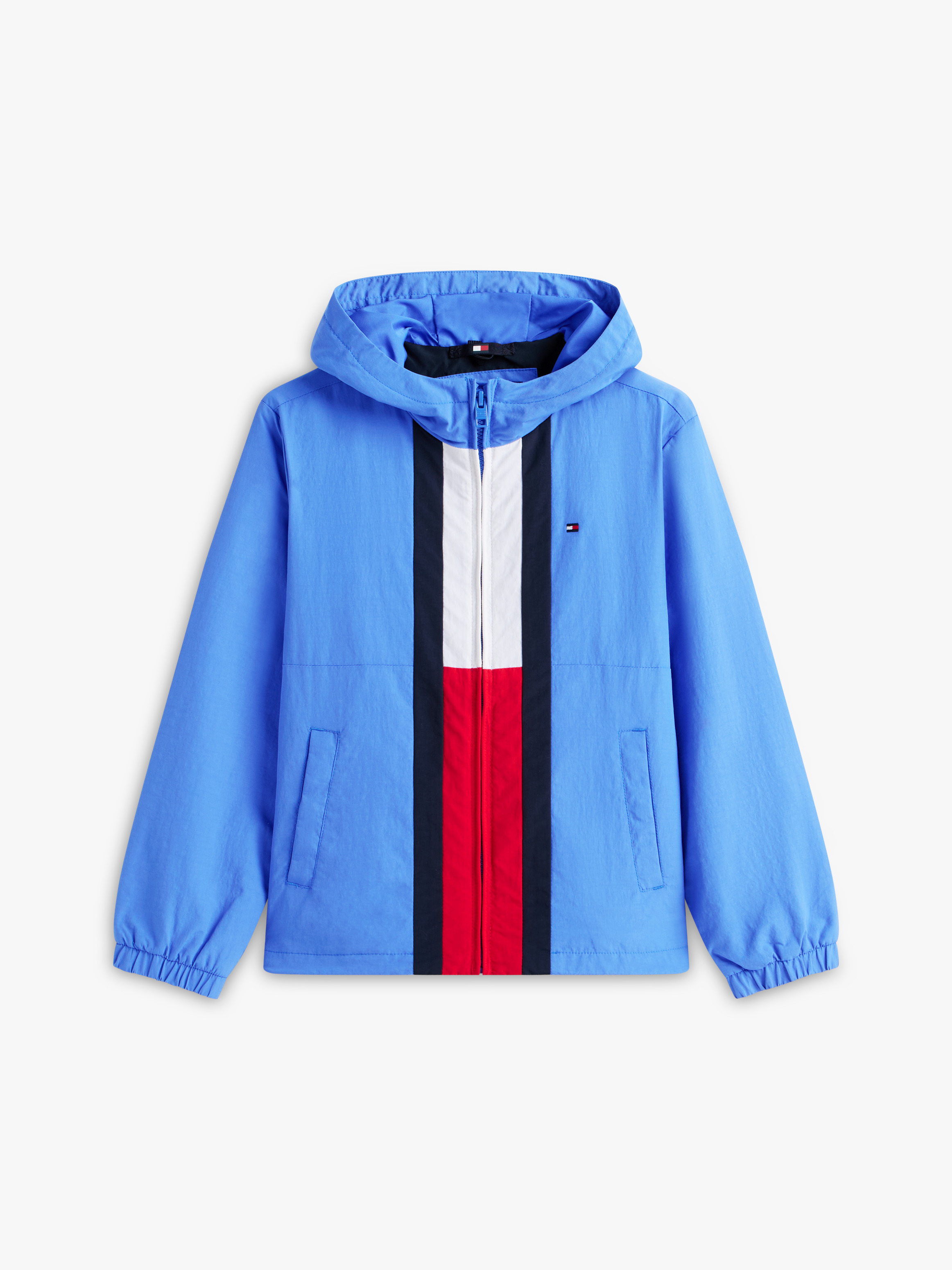 Boys 3-7 Colour-Blocked Flag Hooded Jacket