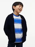 Boys 8-16 Varsity Logo Applique Zip-Thru Hoody
