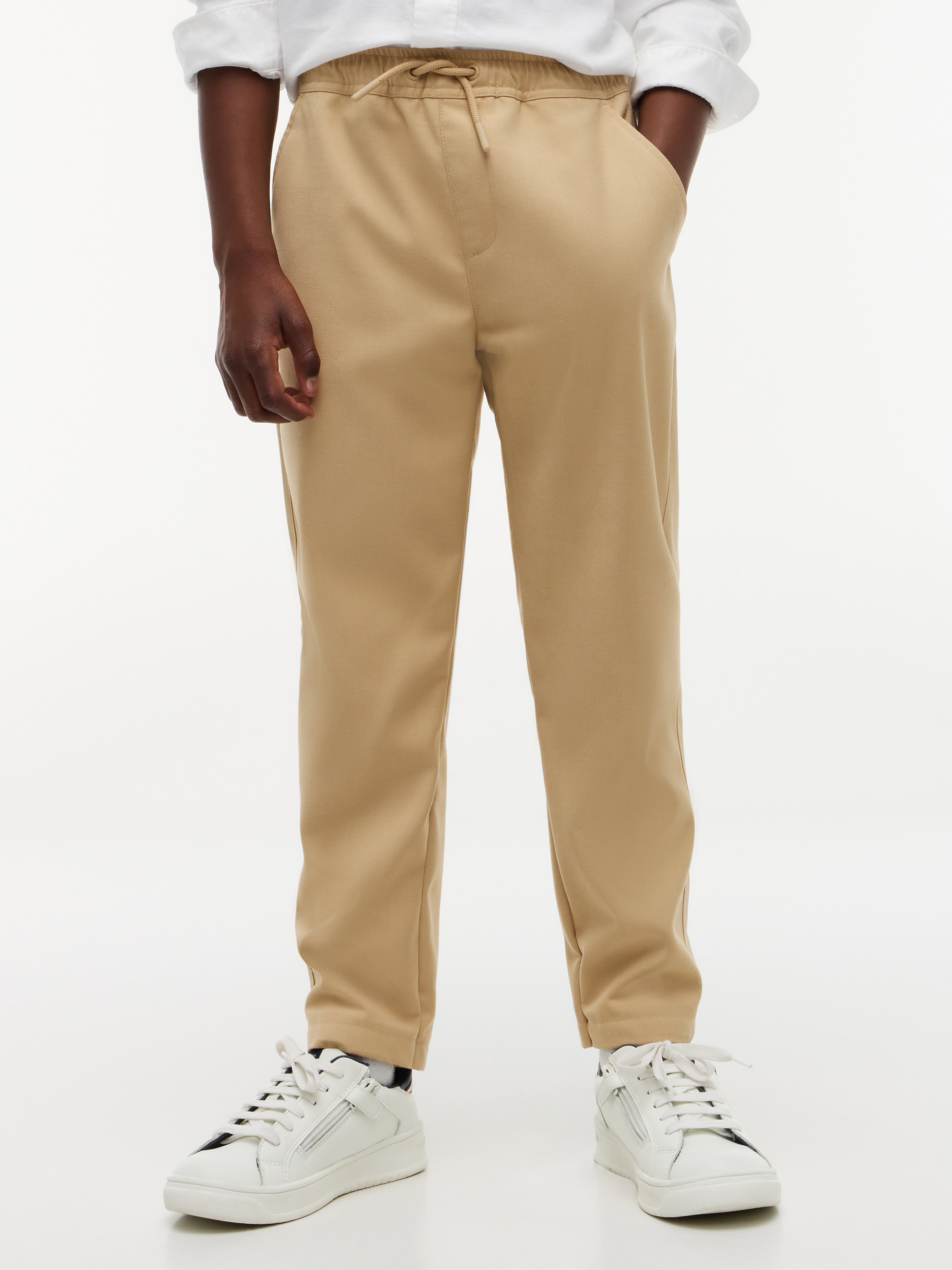 Boys 8-16 Tapered Twill Trousers