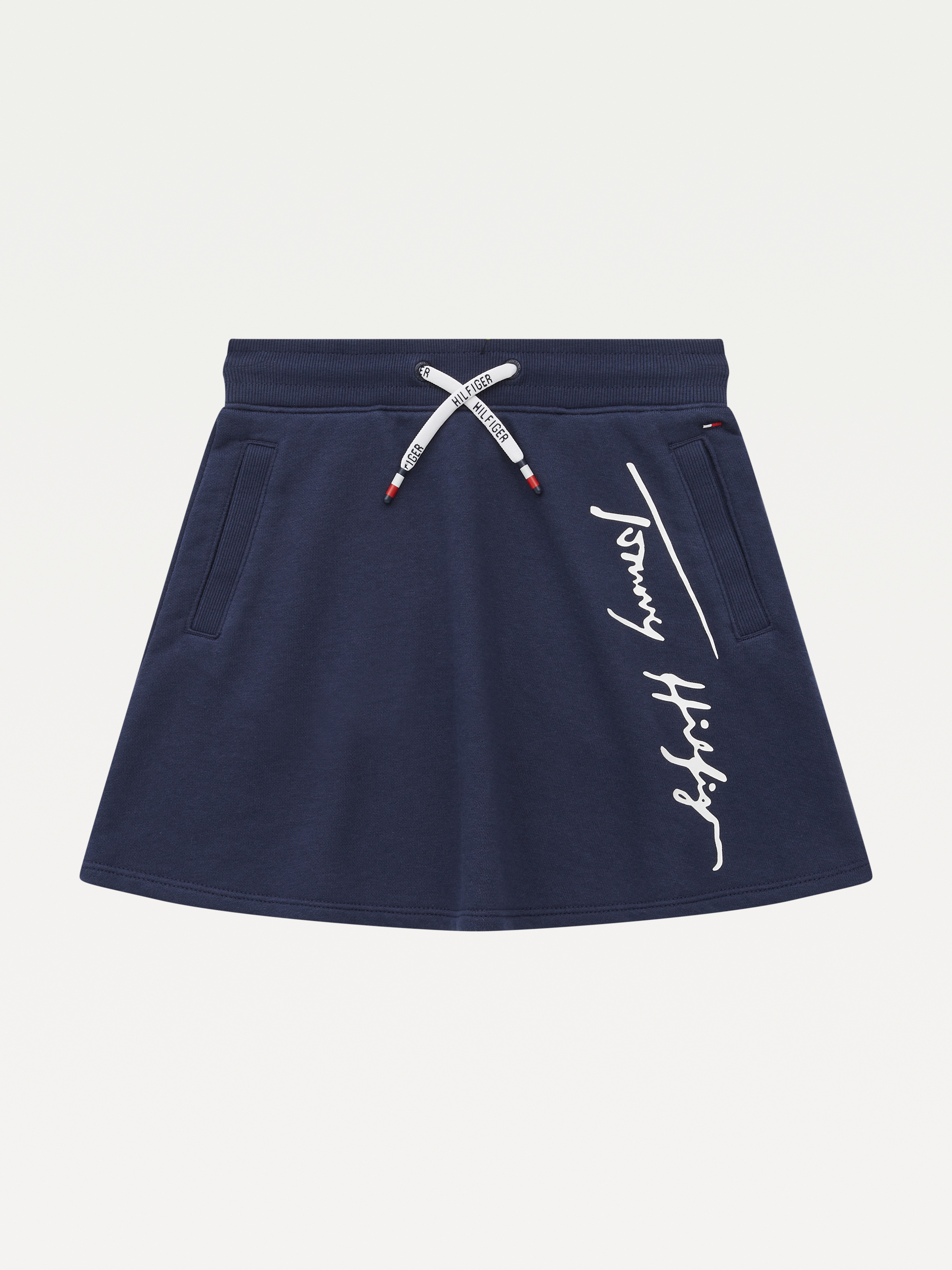 Drawstring Logo Skater Skirt Skirts Tommy Hilfiger