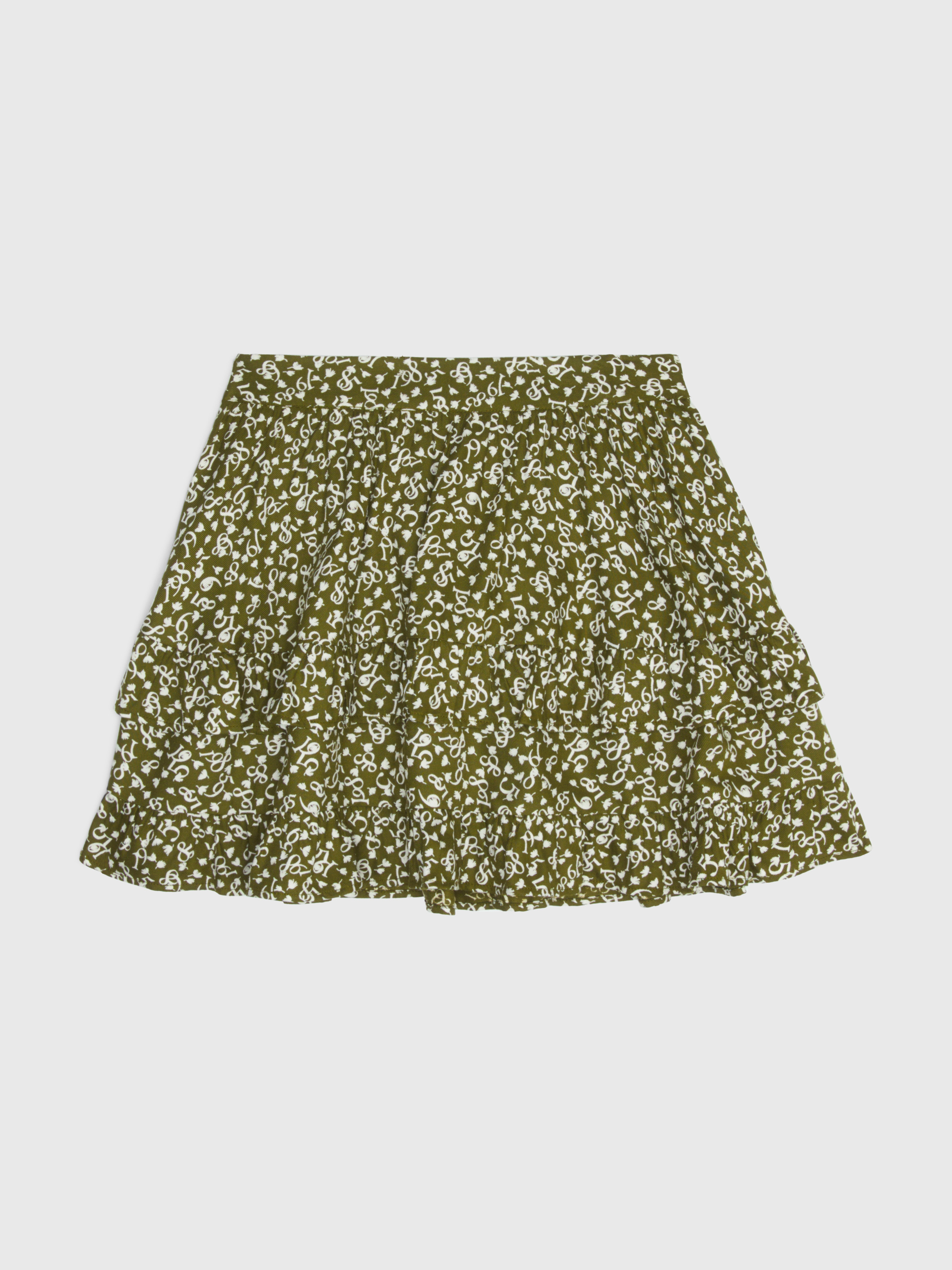 Flower clearance green skirt