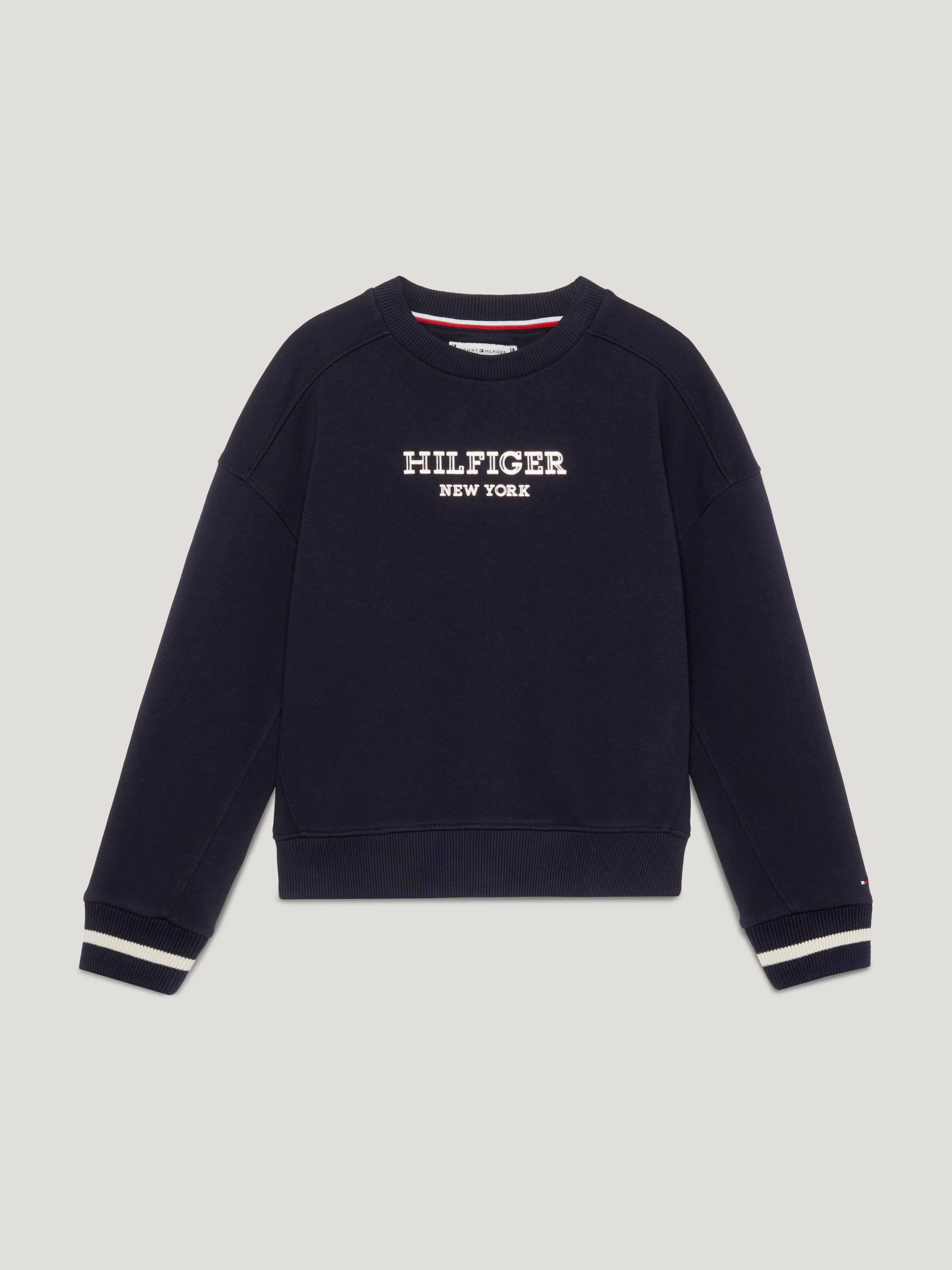 Tommy hilfiger metallic logo sweatshirt sales