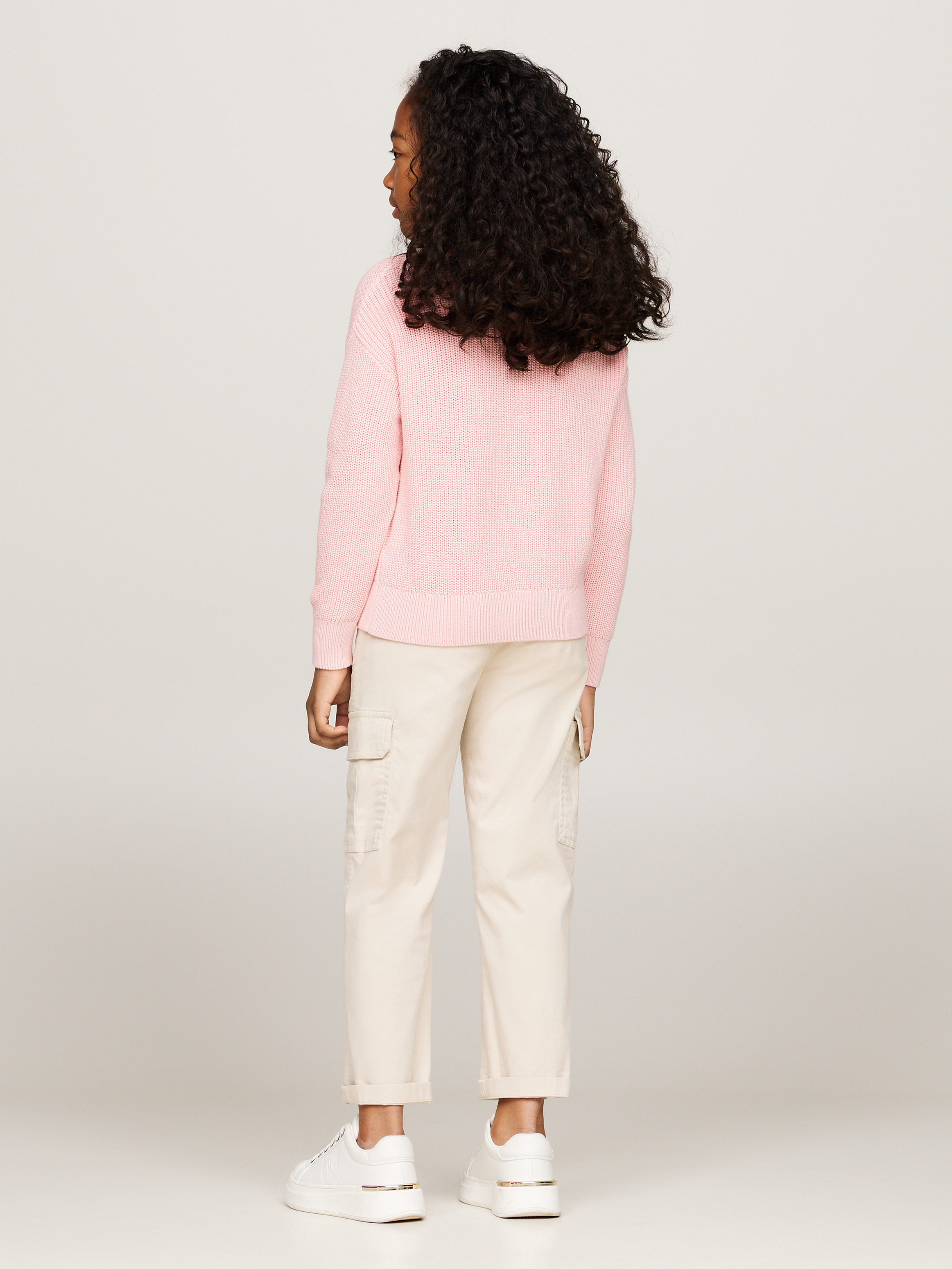 Girls 8-16 Essential Relaxed Crew Neck Jumper | Knitwear