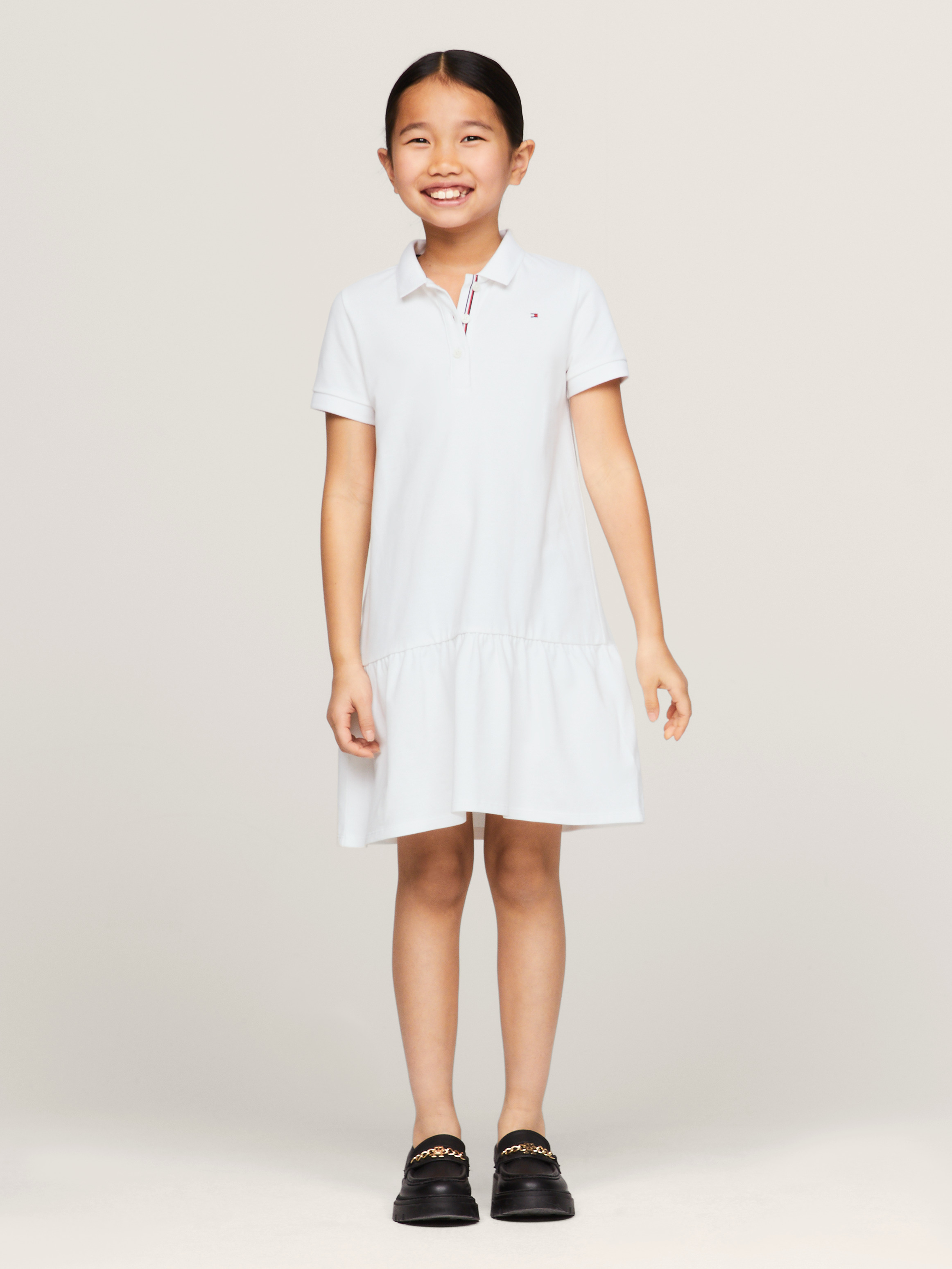 Girls 8 16 Essential Stripe Polo Dress