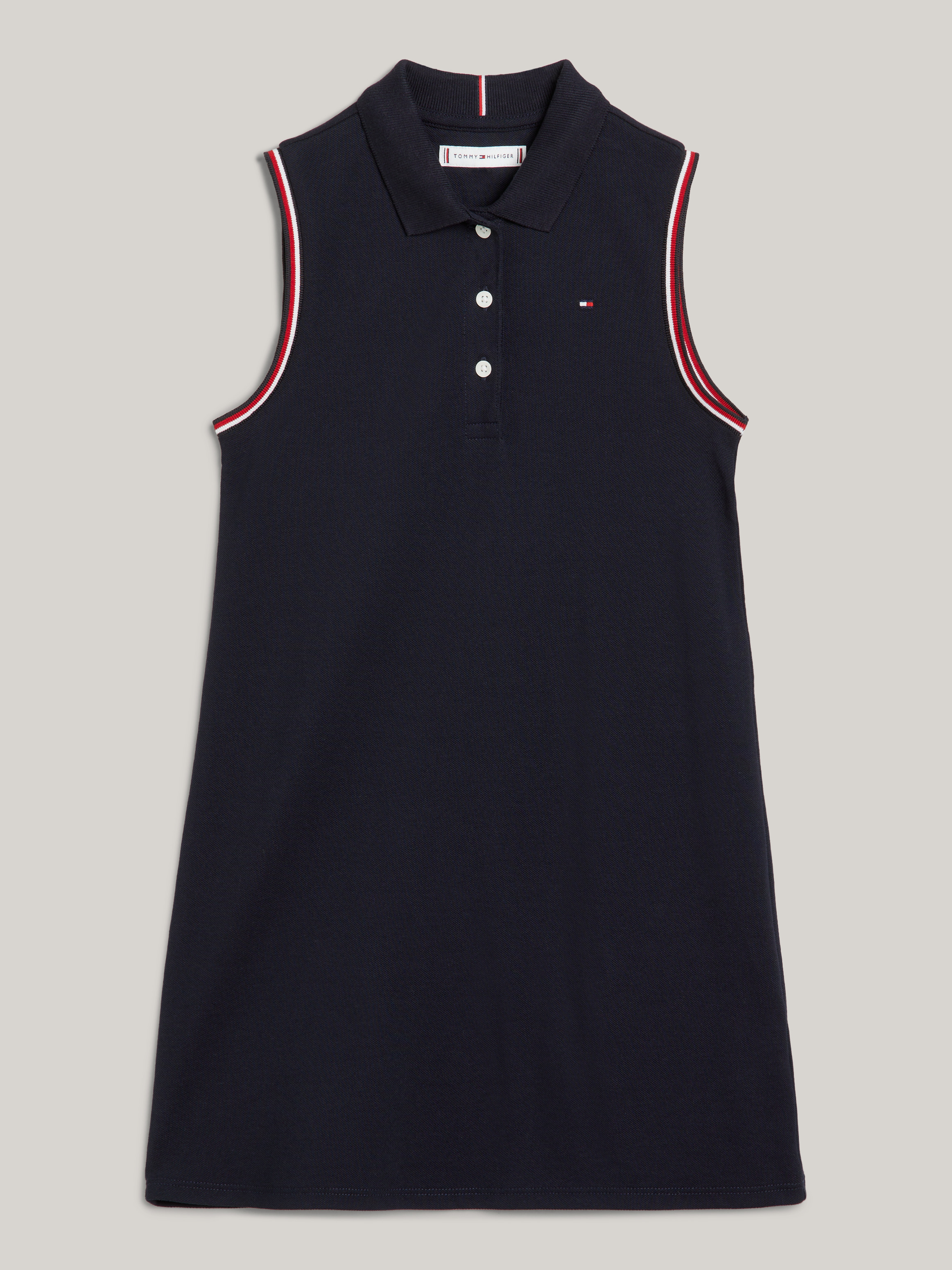 Scalloped edging polo dress | Tommy Hilfiger | Women's Short