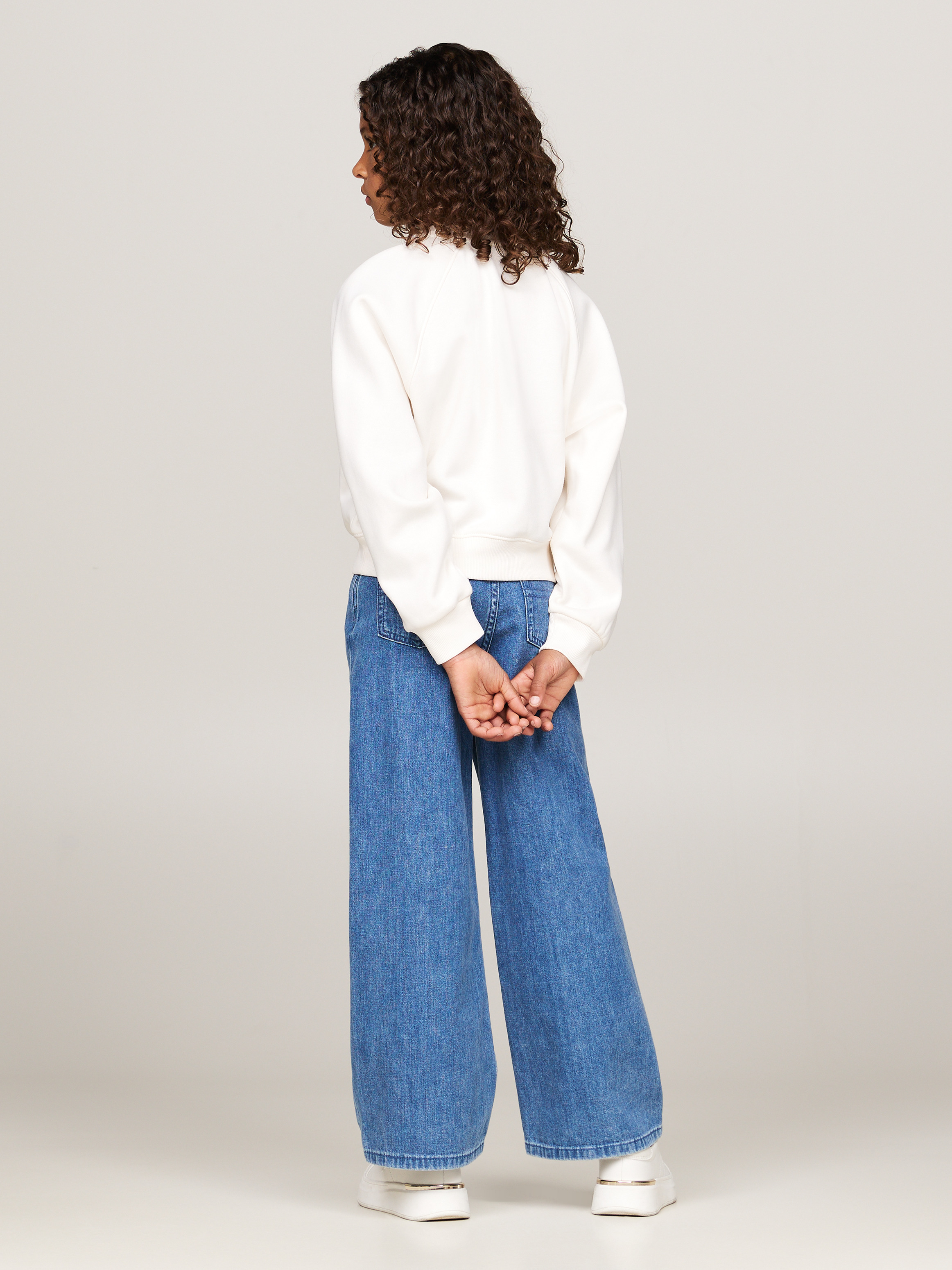 Girls 8-16 Flower Logo Fleece Jumper | Sweatshirts & Hoodies