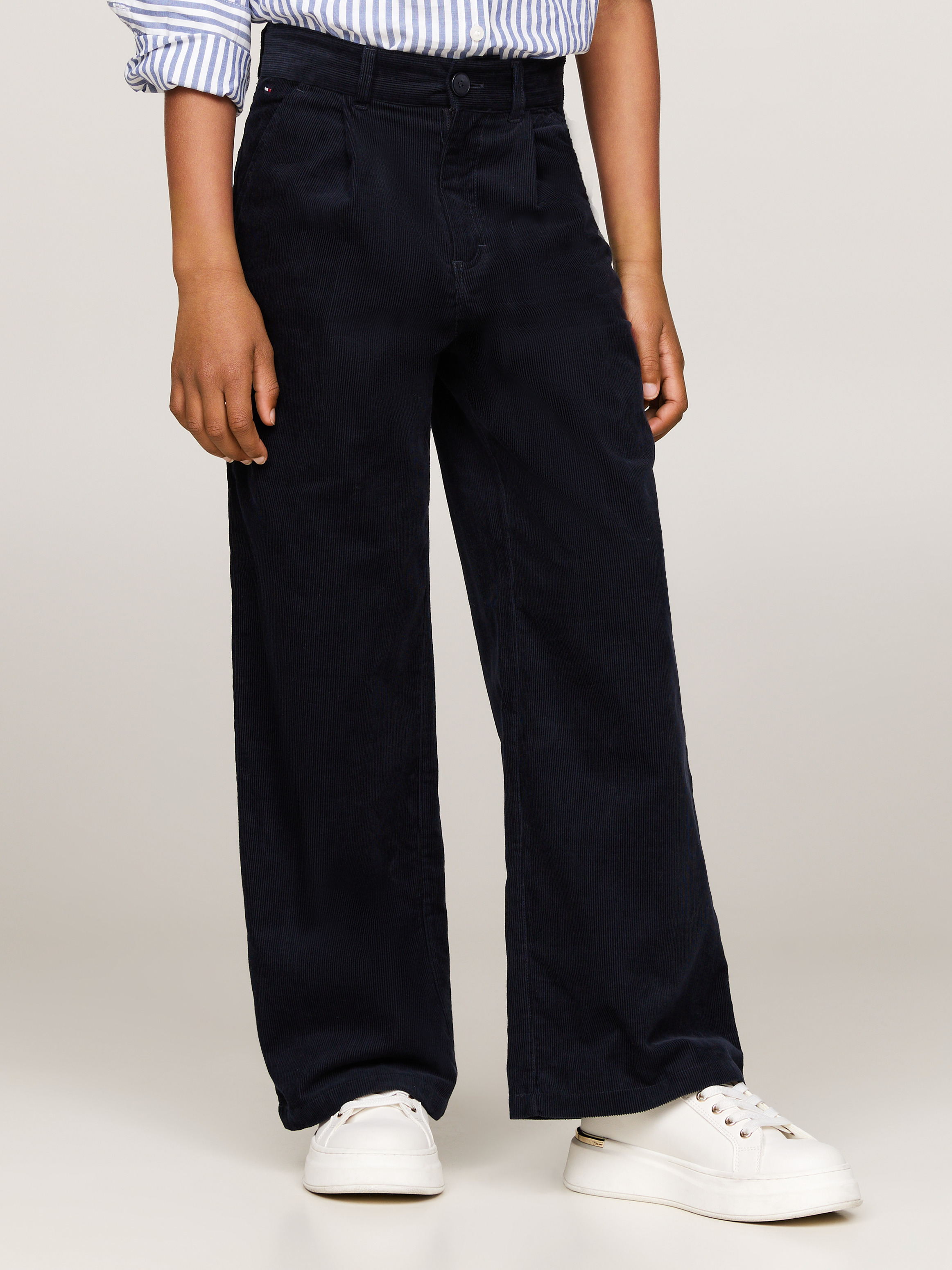 Girls 8-16 Corduroy Wide Leg Chinos | Pants | Tommy Kids
