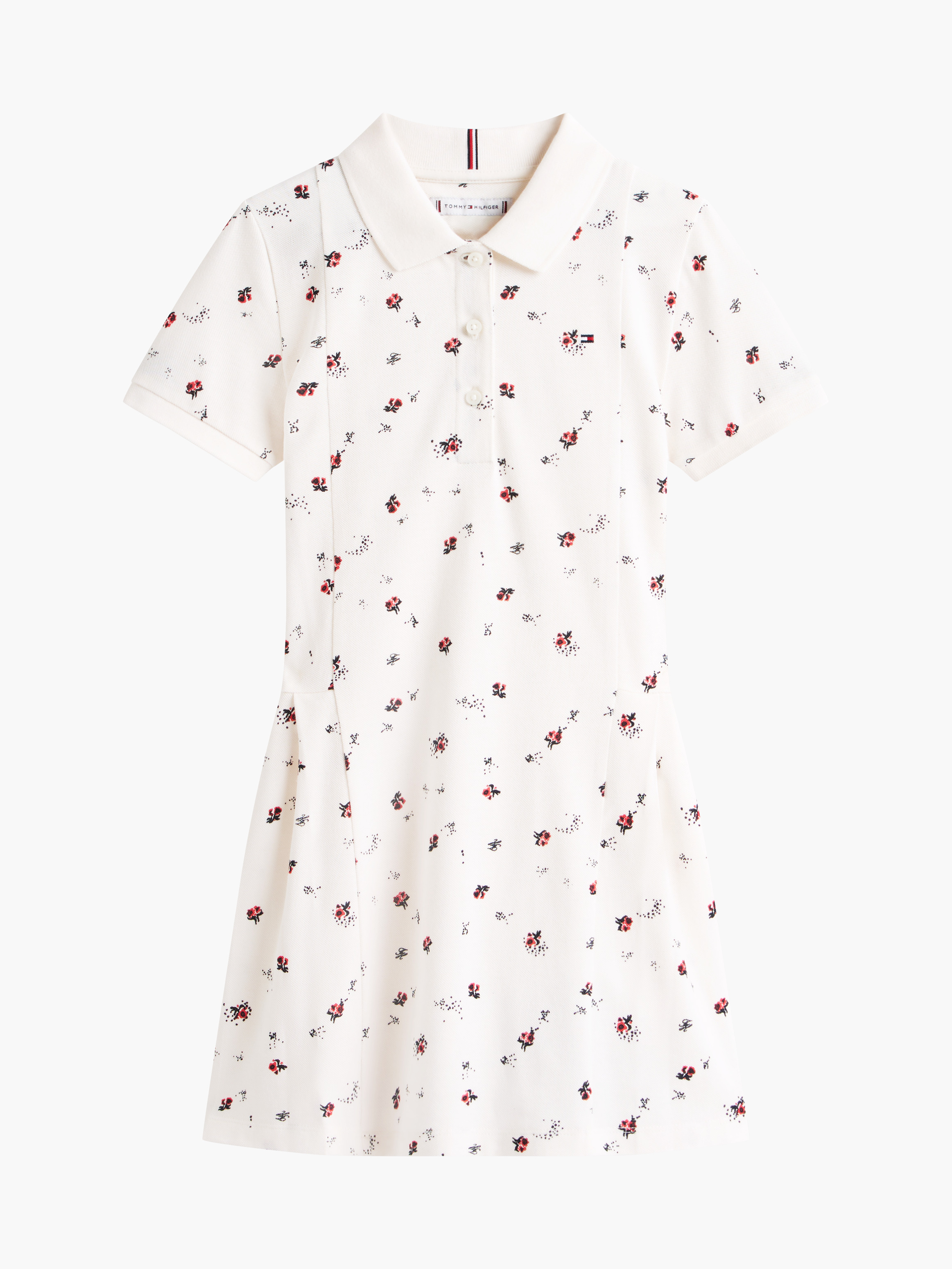 Girls 3-7 Pleated Polo Dress