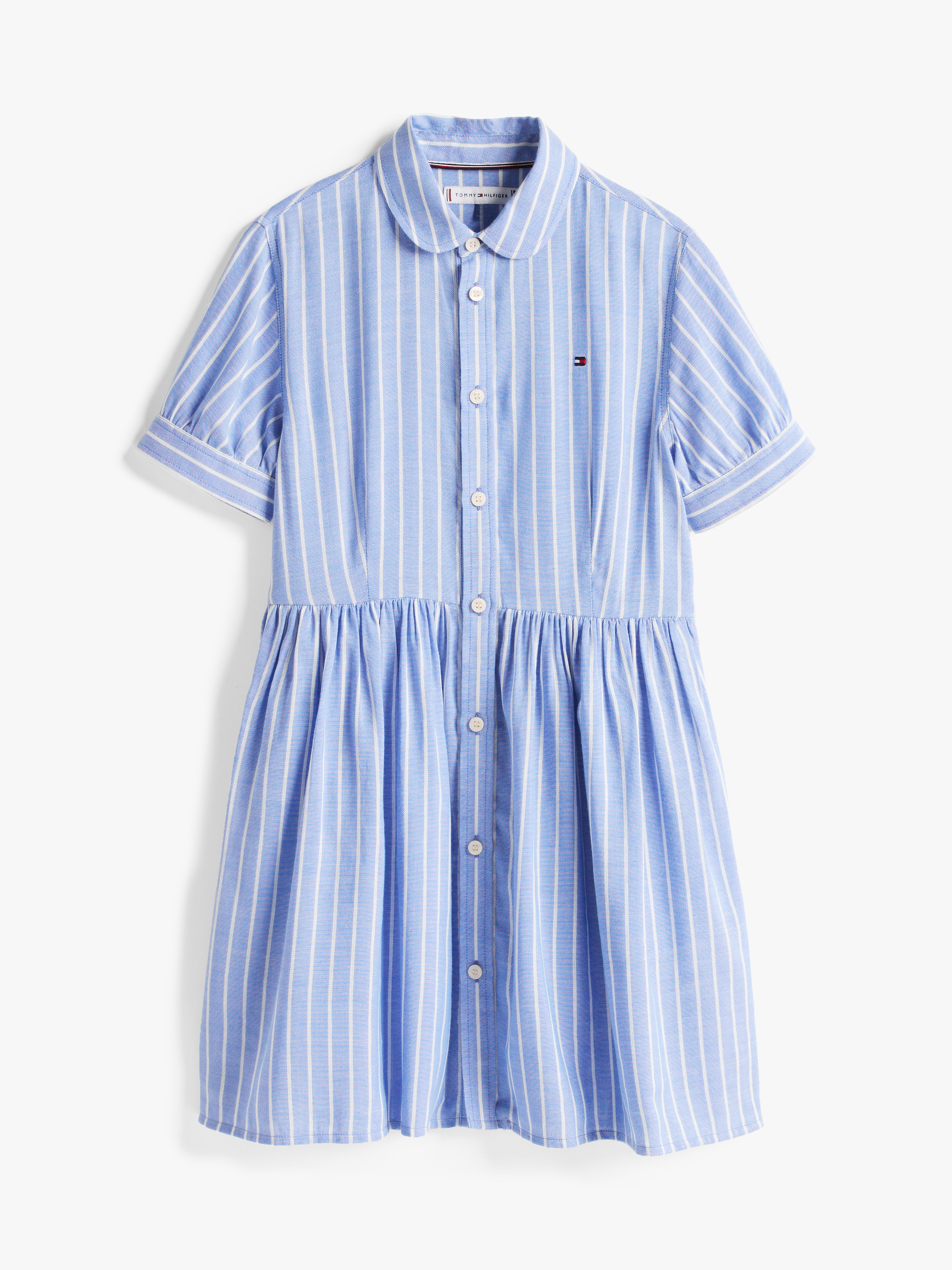 Girls 3-7 Stripe Short Sleeve Shirt Dress
