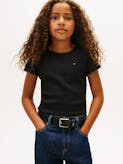 Girls 8-16 Ruffle Ribbed Top