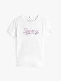 Girls 3-7 Tommy Script Sequins Tee