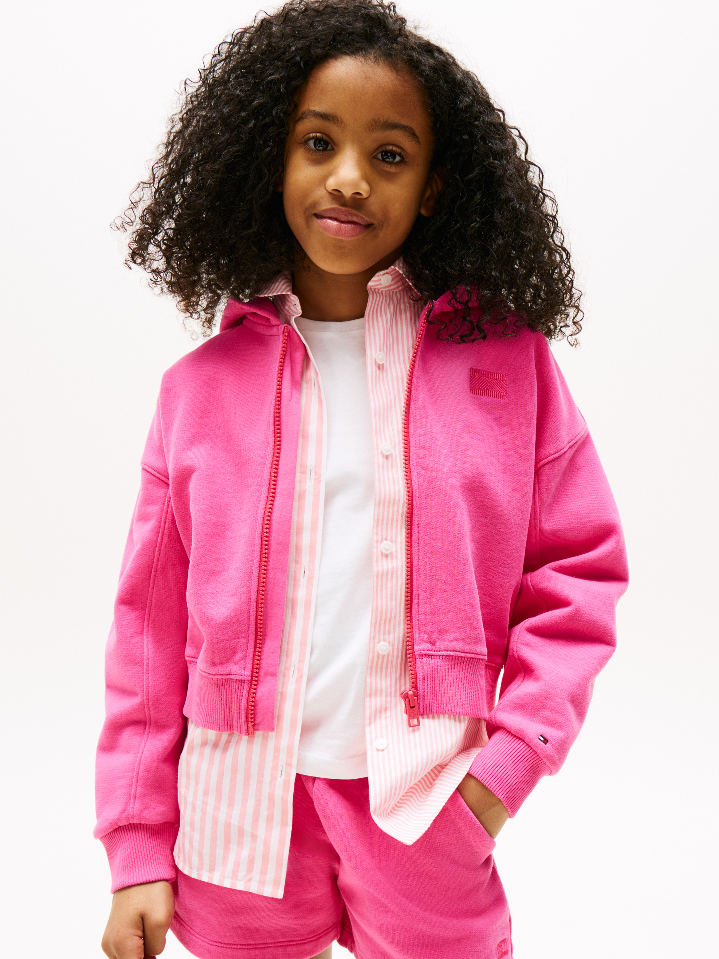 Girls 8-16 Relaxed Zip-Thru Hoody