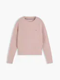 Girls 3-7 Relaxed Cable Knit Jumper