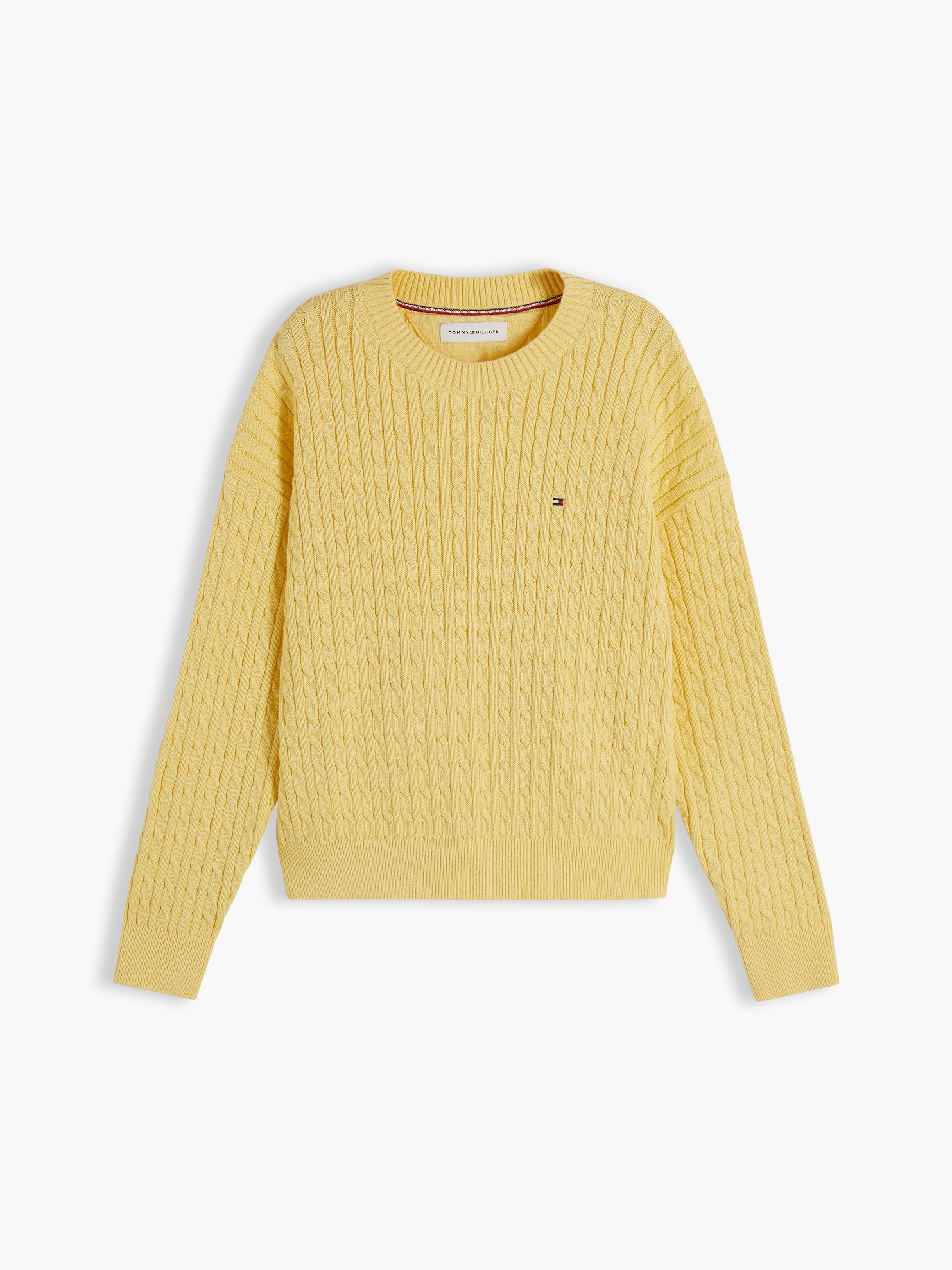 Girls 3-7 Relaxed Cable Knit Jumper