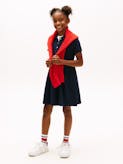 Girls 8-16 Short Sleeve Polo Dress