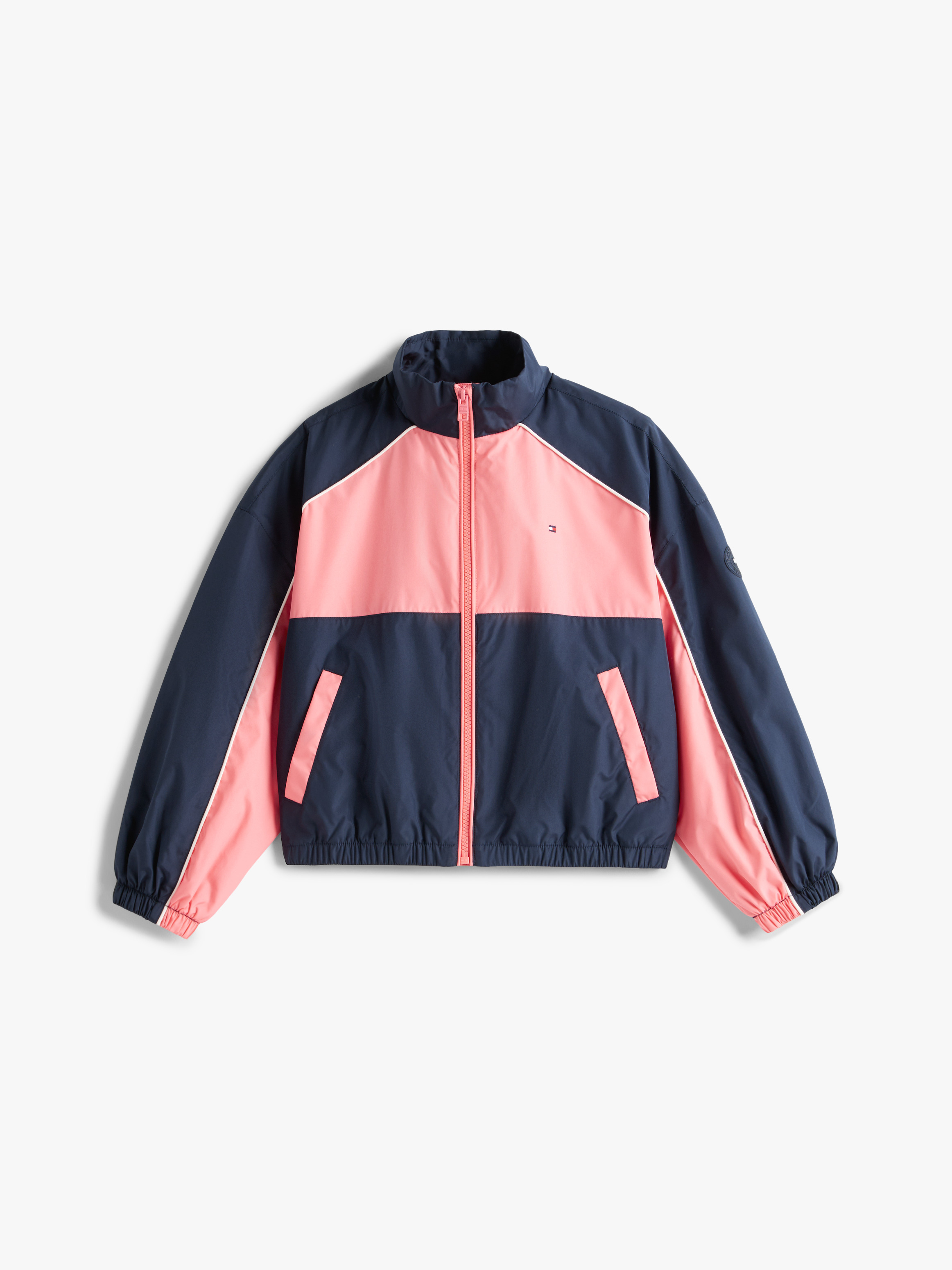 Girls 3-7 Essential Relaxed Piping Windbreaker