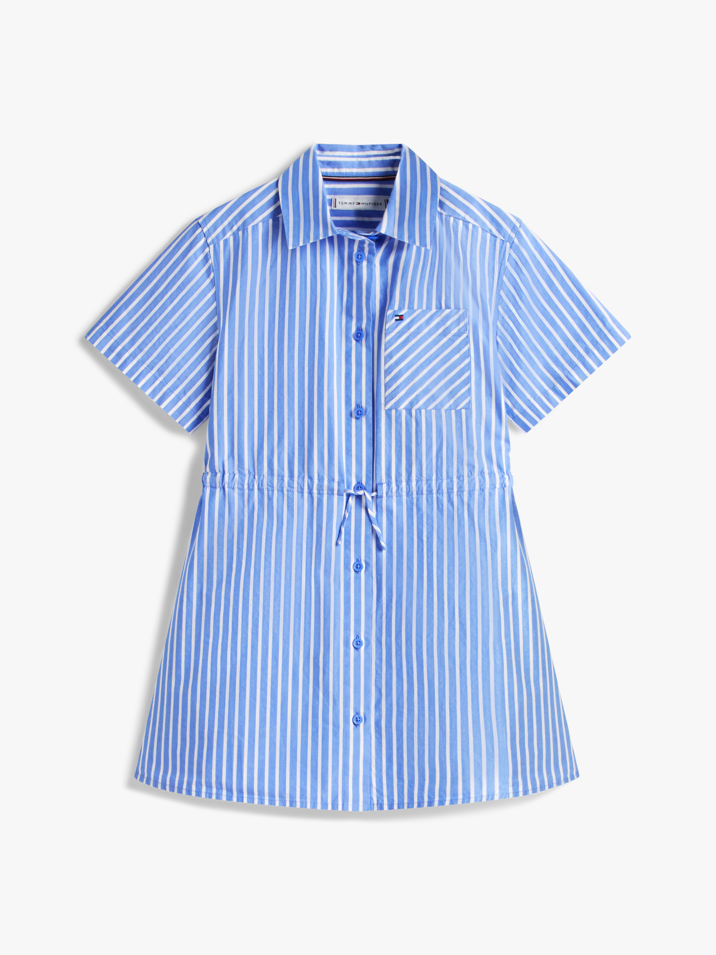 Girls 3-7 Stripe Poplin Shirt Dress