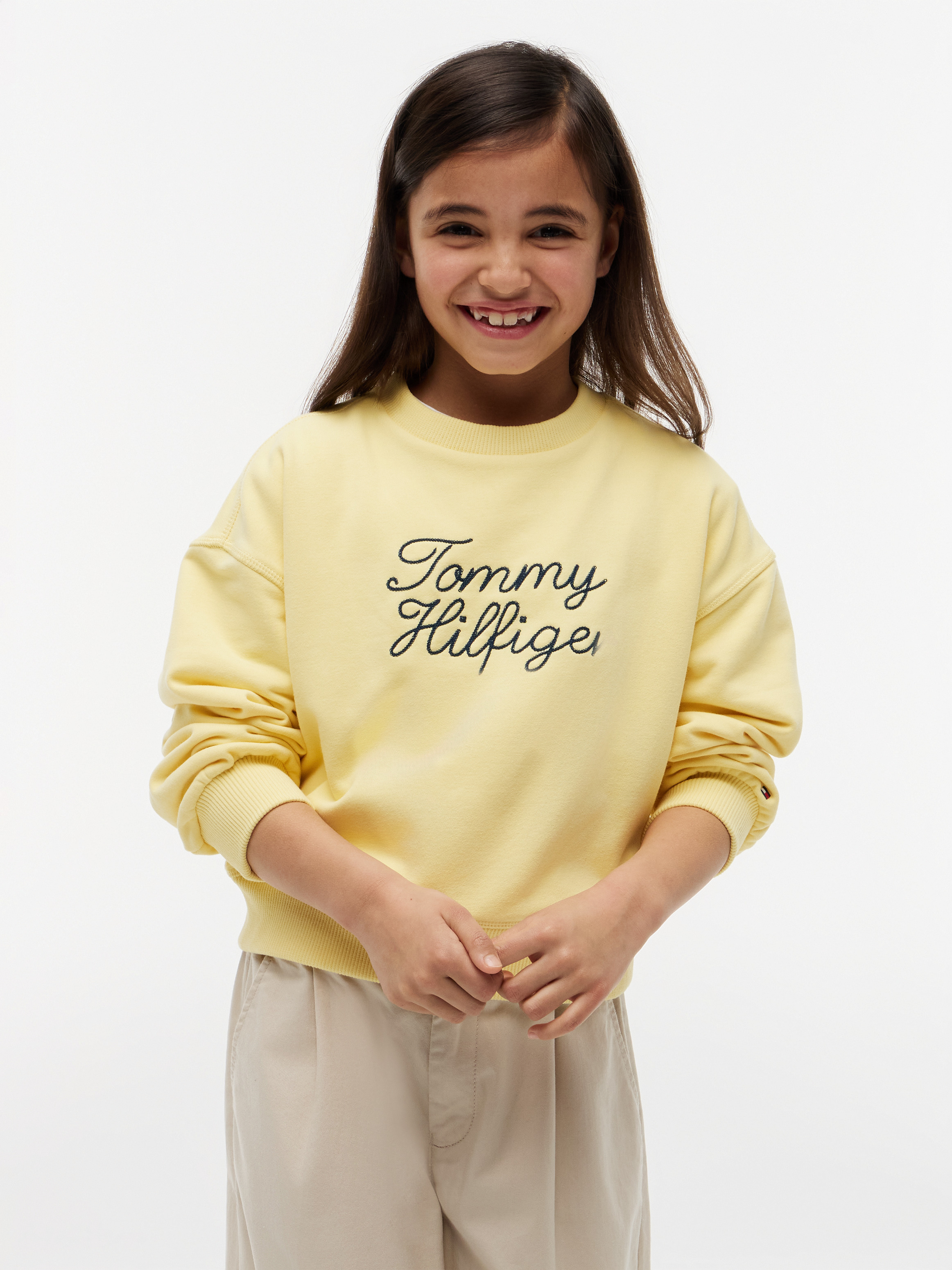 Girls 8-16 Rope Logo Relaxed Terry Sweatshirt