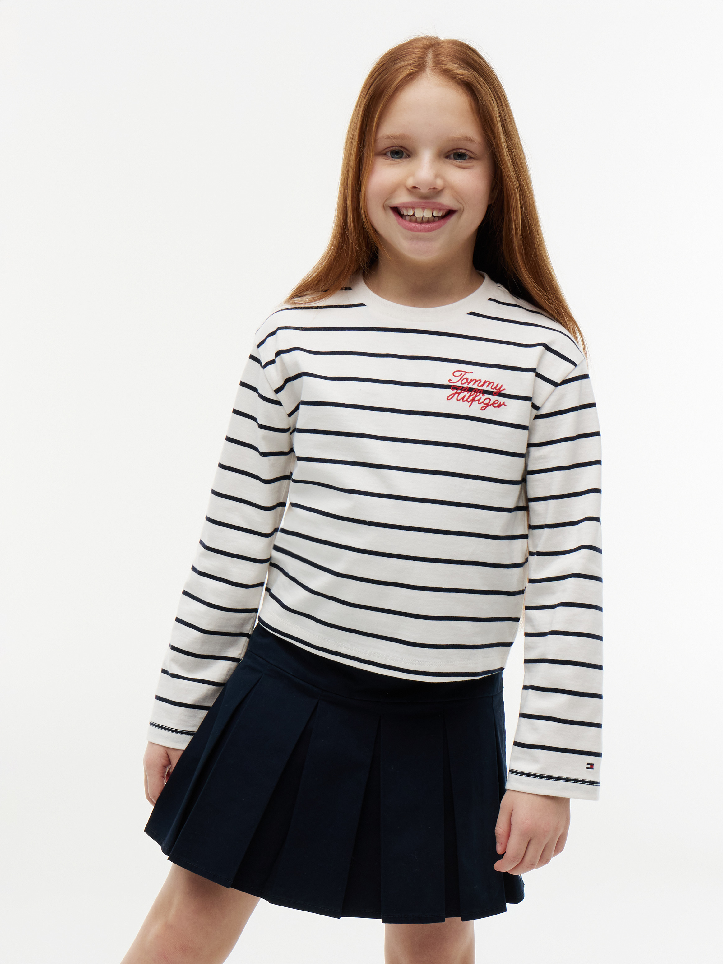 Girls 8-16 Rope Logo Relaxed Long Sleeve T-Shirt