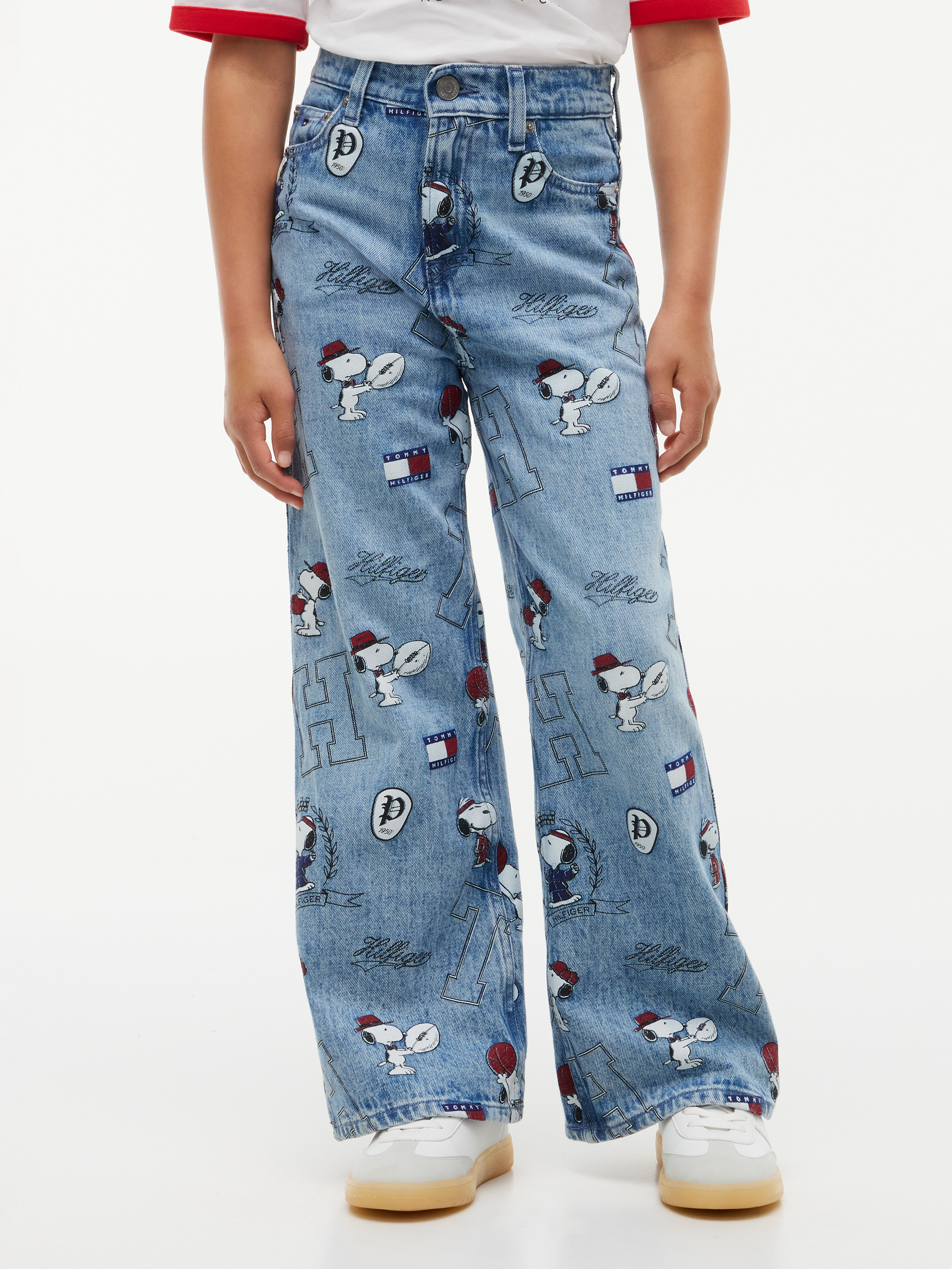 Girls 8-16 Mabel High Rise Wide Leg Peanuts Jeans