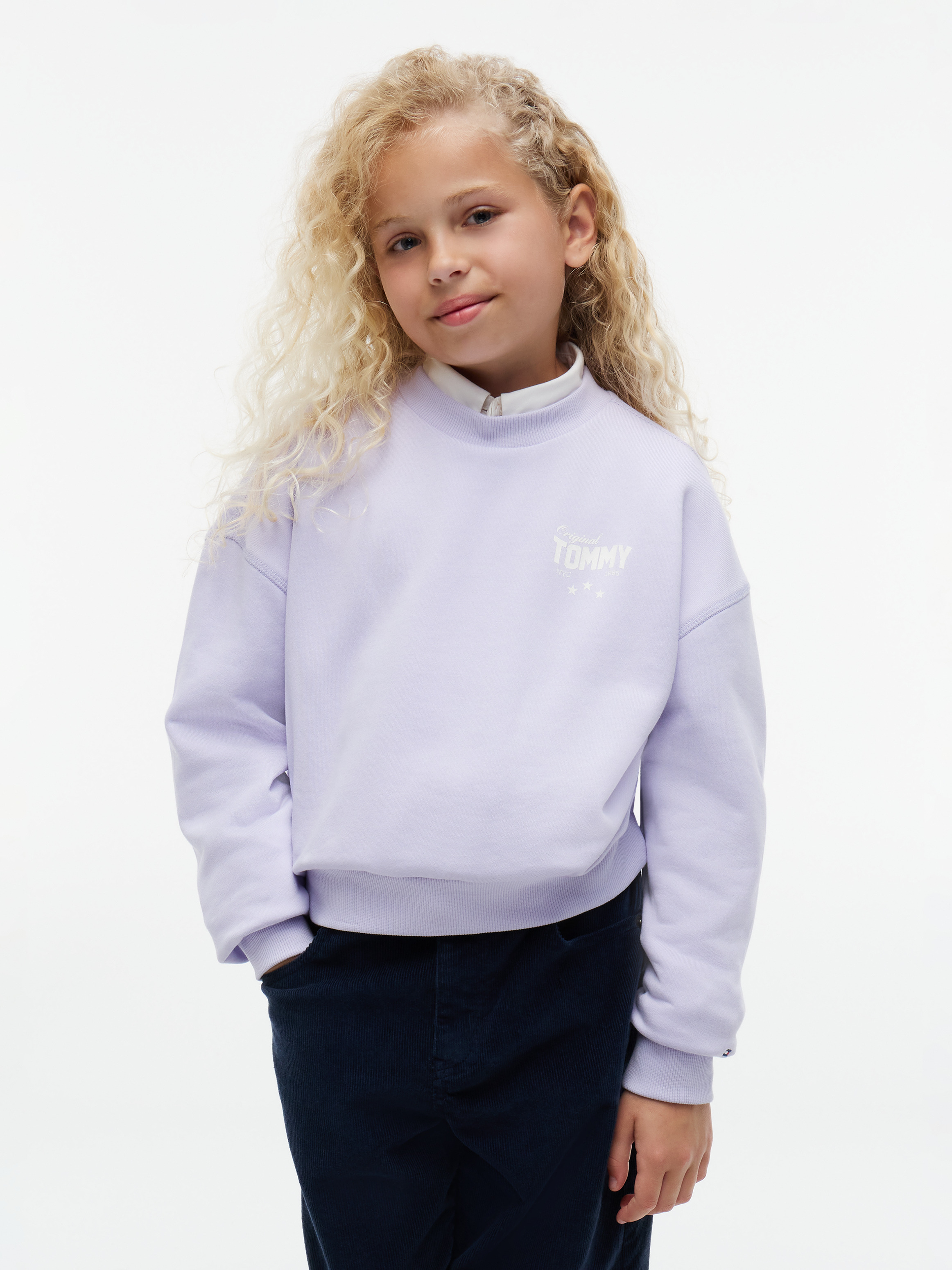 Girls 8-16 Star Back Graphic Sweatshirt