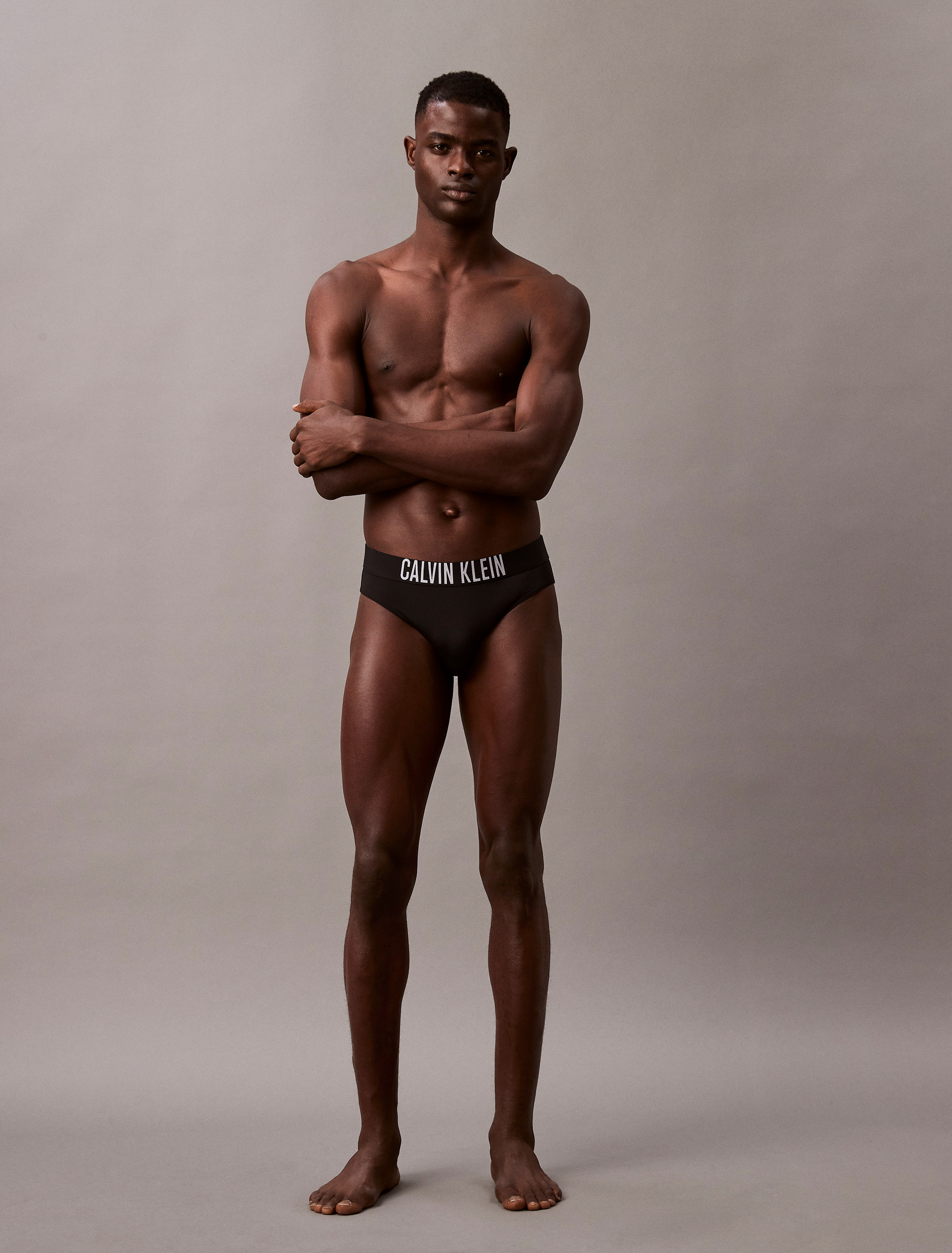 Intense Power Logo Waistband Swim Briefs