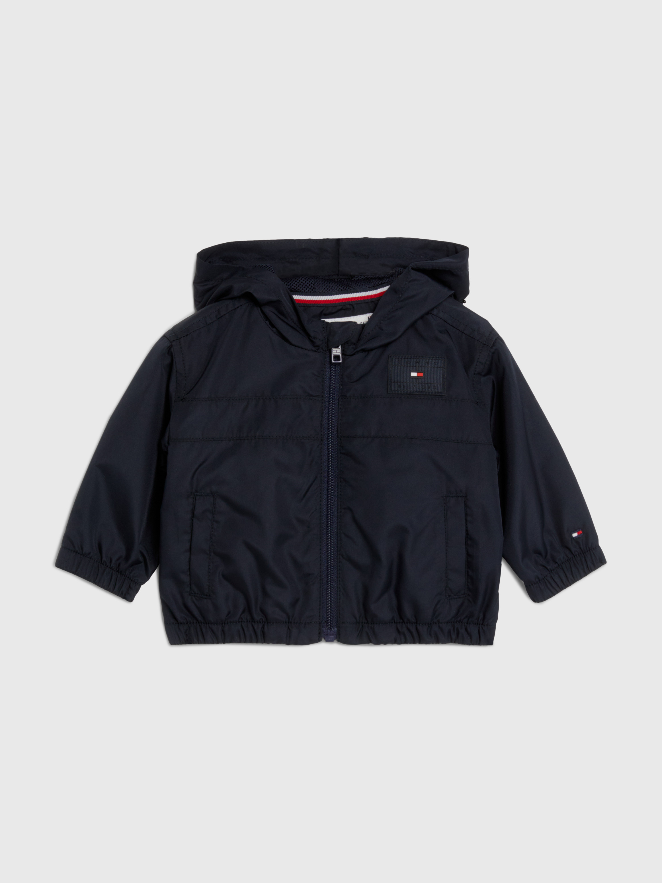 Baby blue tommy 2025 hilfiger windbreaker