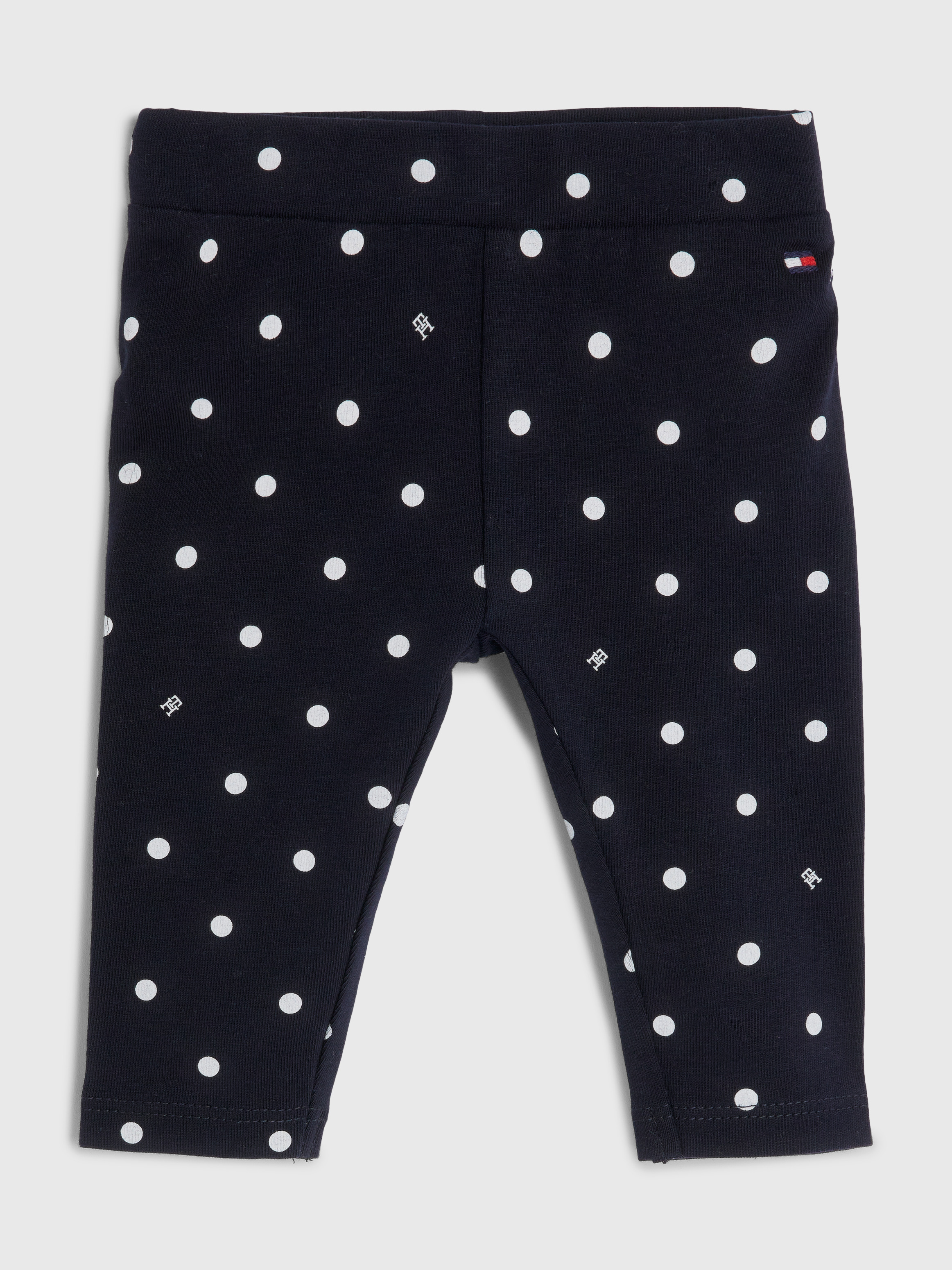 Baby Polka Dot Monogram Leggings Pants Tommy Kids