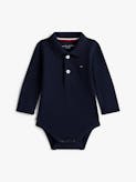 Baby Pique Long Sleeve Polo Bodysuit Gift Set