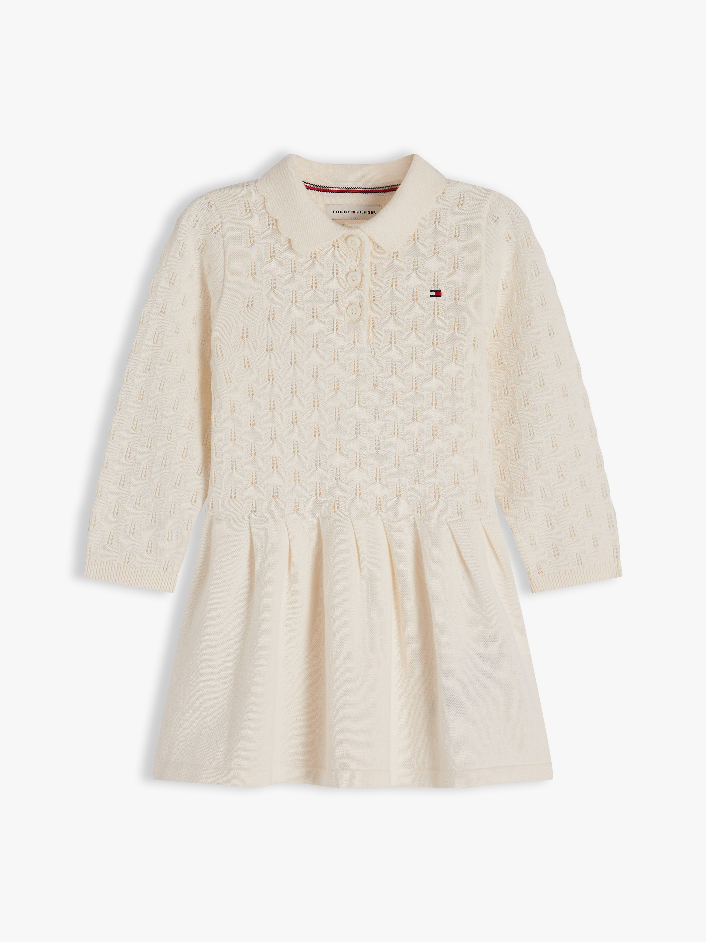 Baby Pointelle Fit And Flare Dress