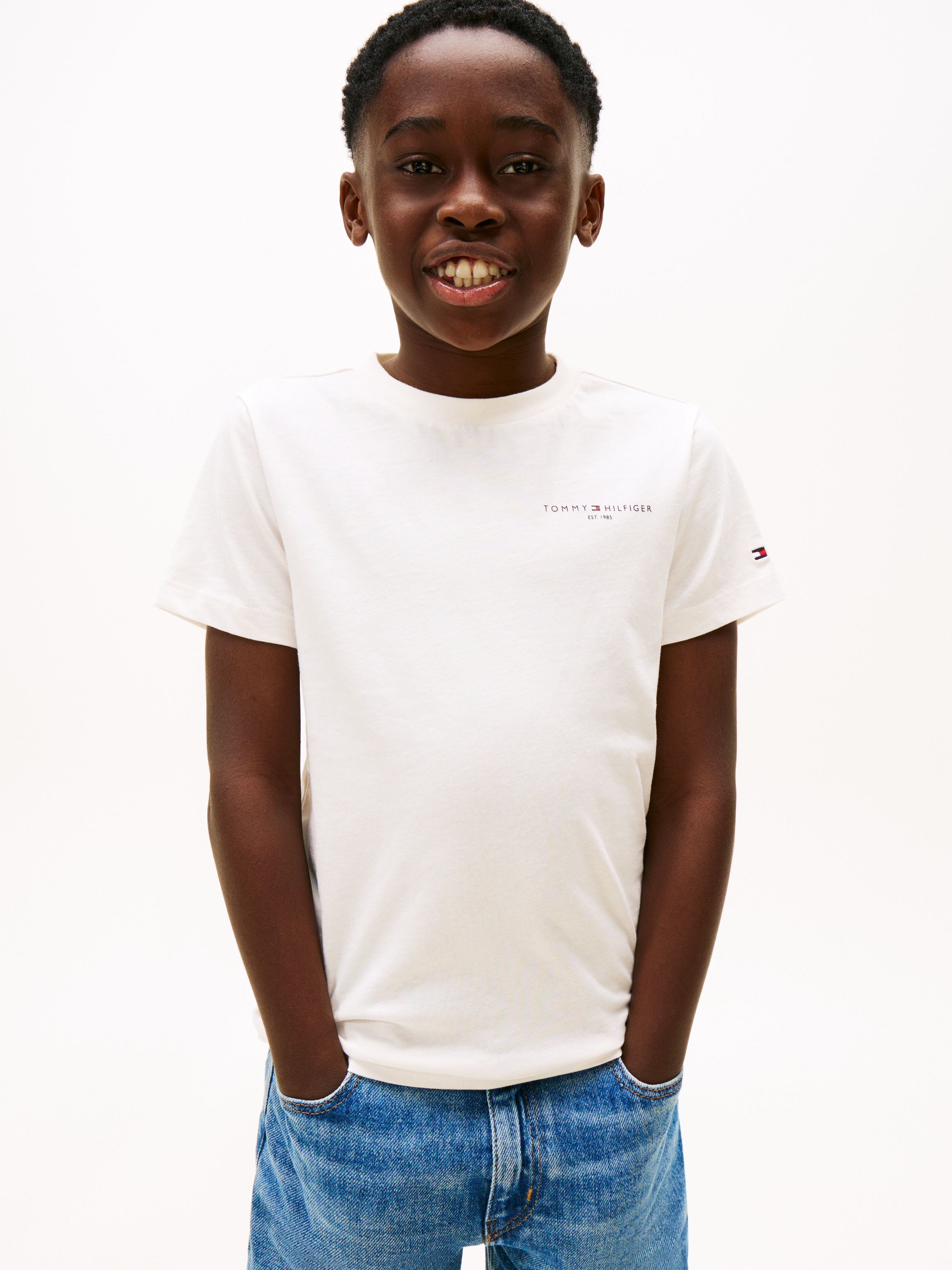 Kids Unisex 8-16 Logo Crew Neck T-Shirt