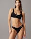 CK Monogram Bralette Bikini Top