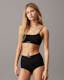 CK Rib Bralette Bikini Top