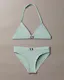 CK Monogram Girls Triangle Bikini Set