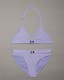 CK Monogram Girls Triangle Bikini Set