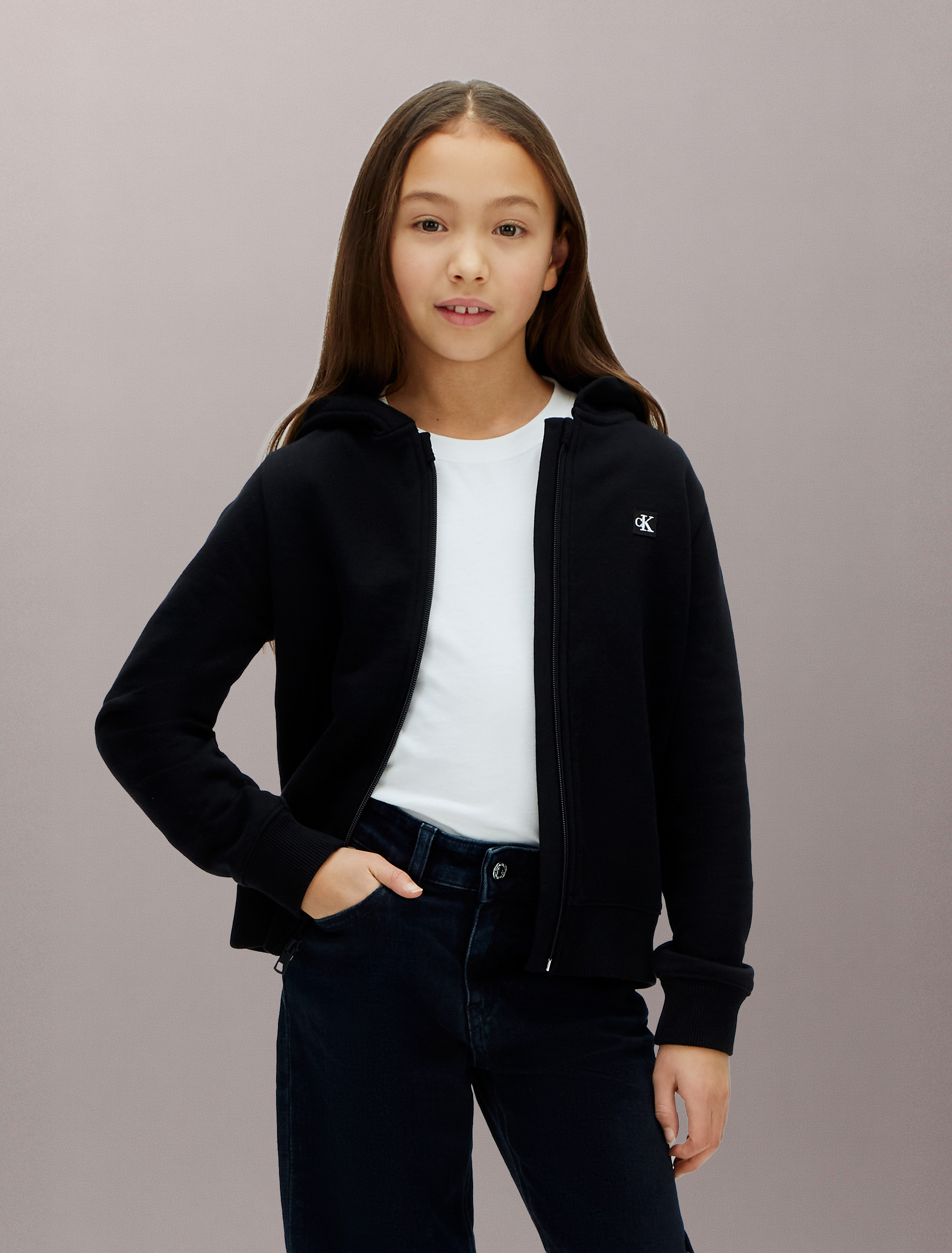 Kids Unisex Zip Up Hoodie