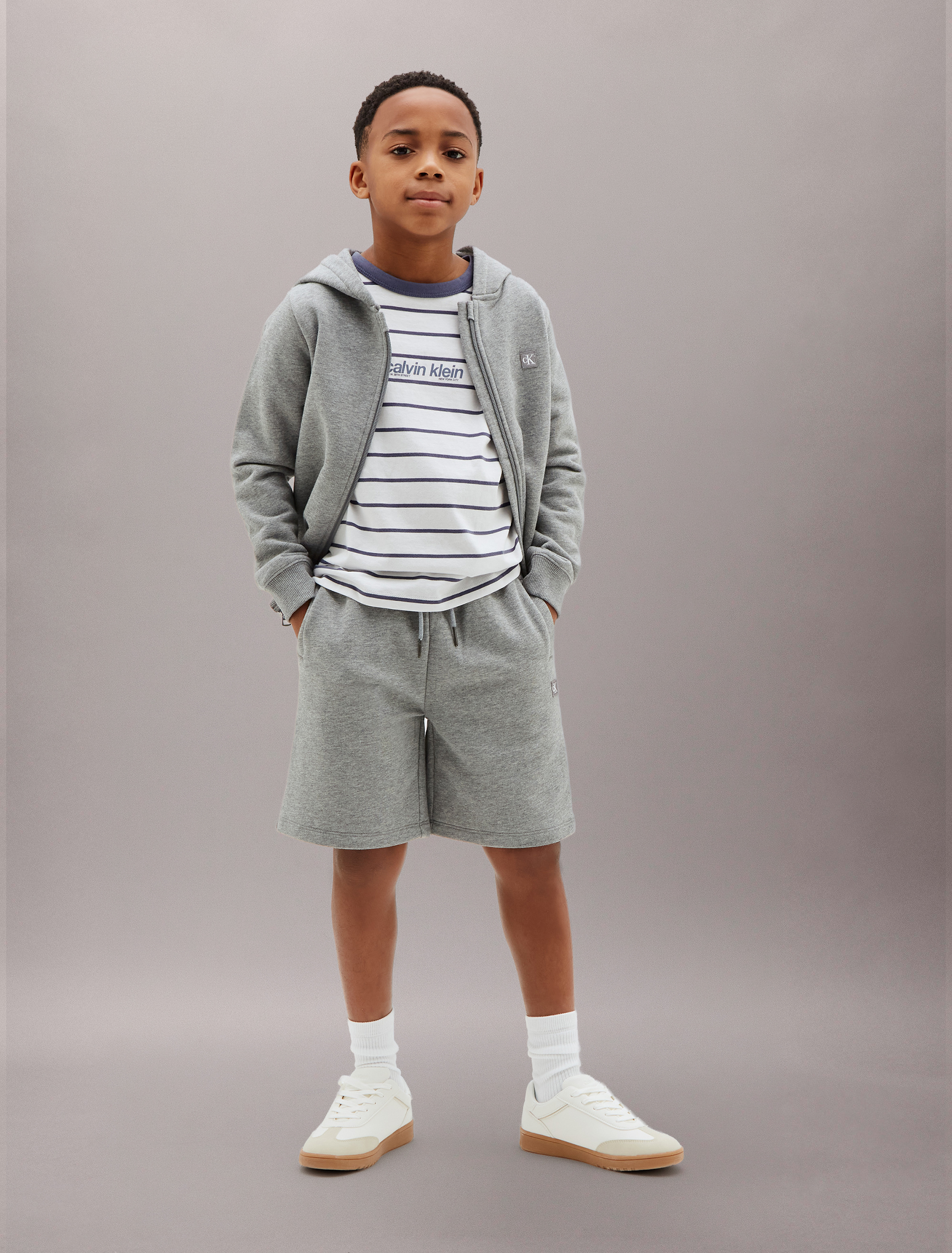 Kids Unisex Badge Shorts