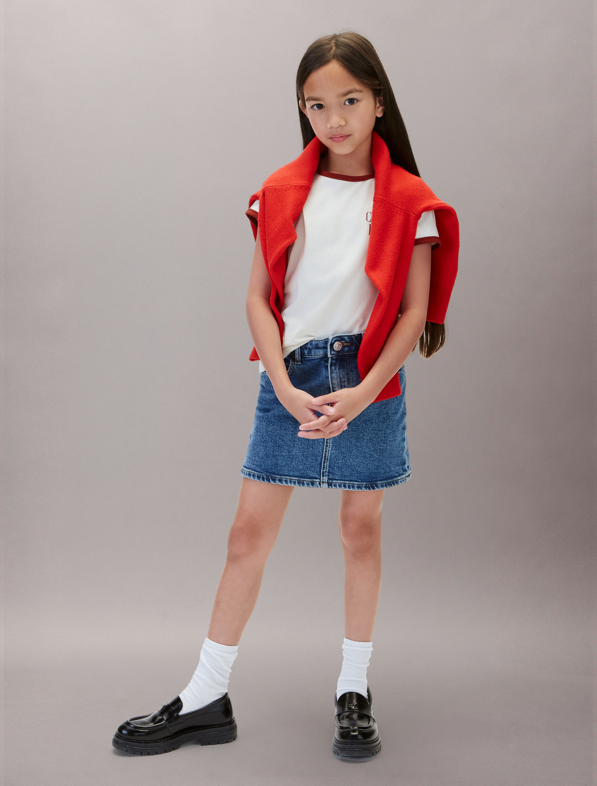 Girls Denim Skirt