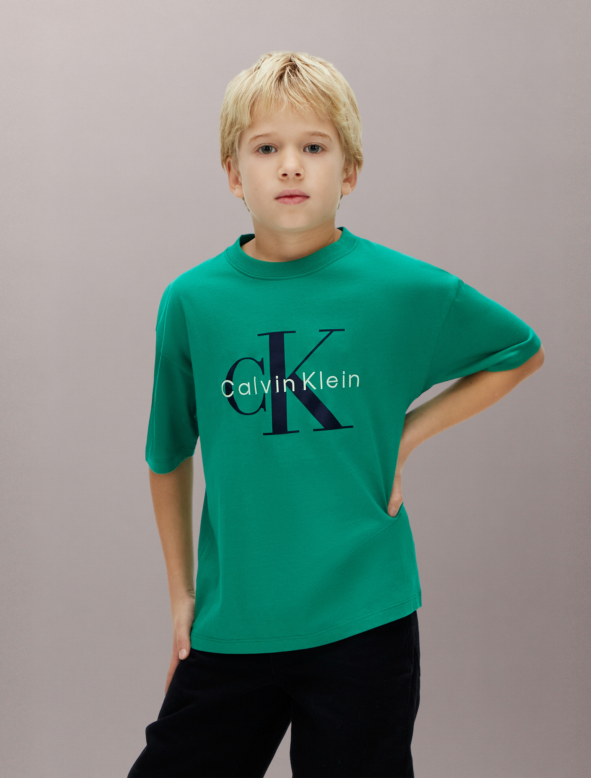 Boys Monogram Logo T-Shirt