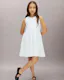 Girls Crinkle Sleeveless Dress